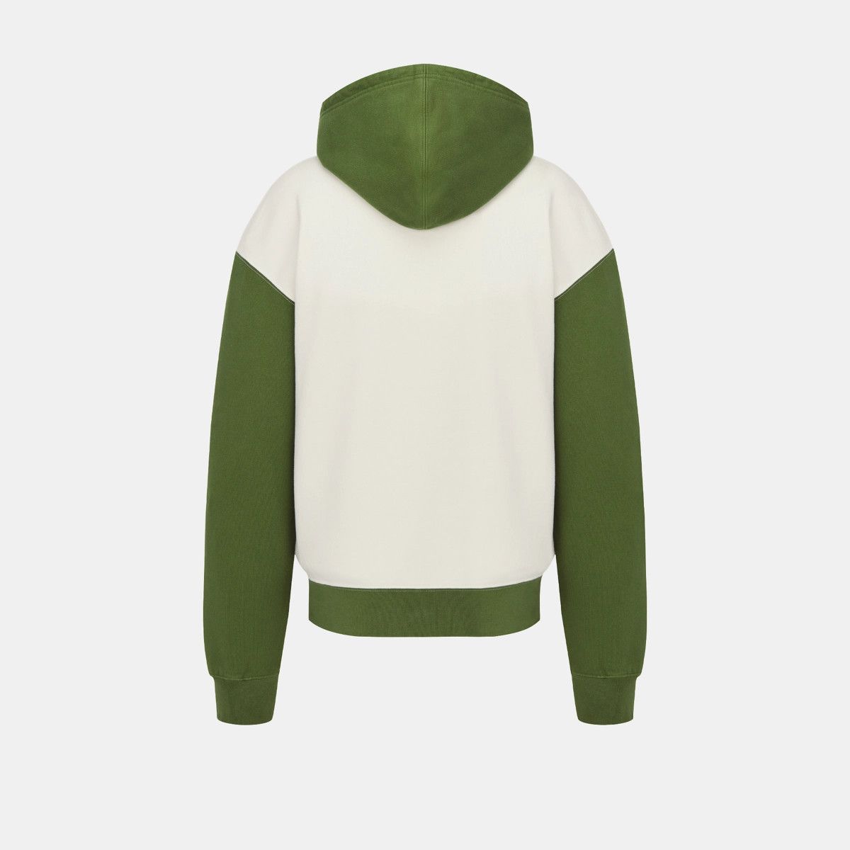 Dior o1bcso1str0225 Oversized Hooded Sweatshirt in White/Green Size US XL / EU 56 / 4 - 2 Thumbnail