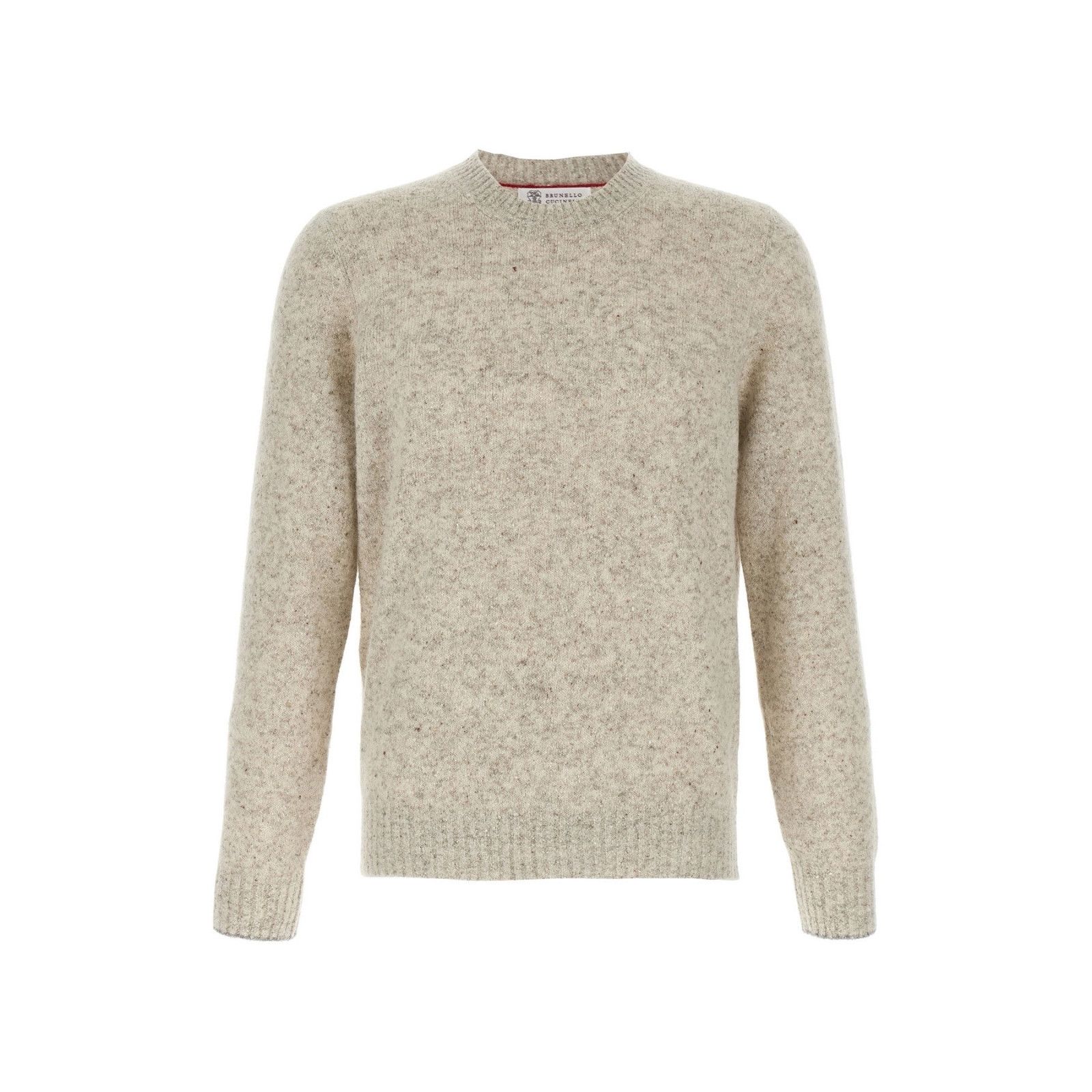 Brunello Cucinelli BRUNELLO CUCINELLI Gray/Beige Wool Sweater New & Authentic Size US M / EU 48-50 / 2 - 1 Thumbnail