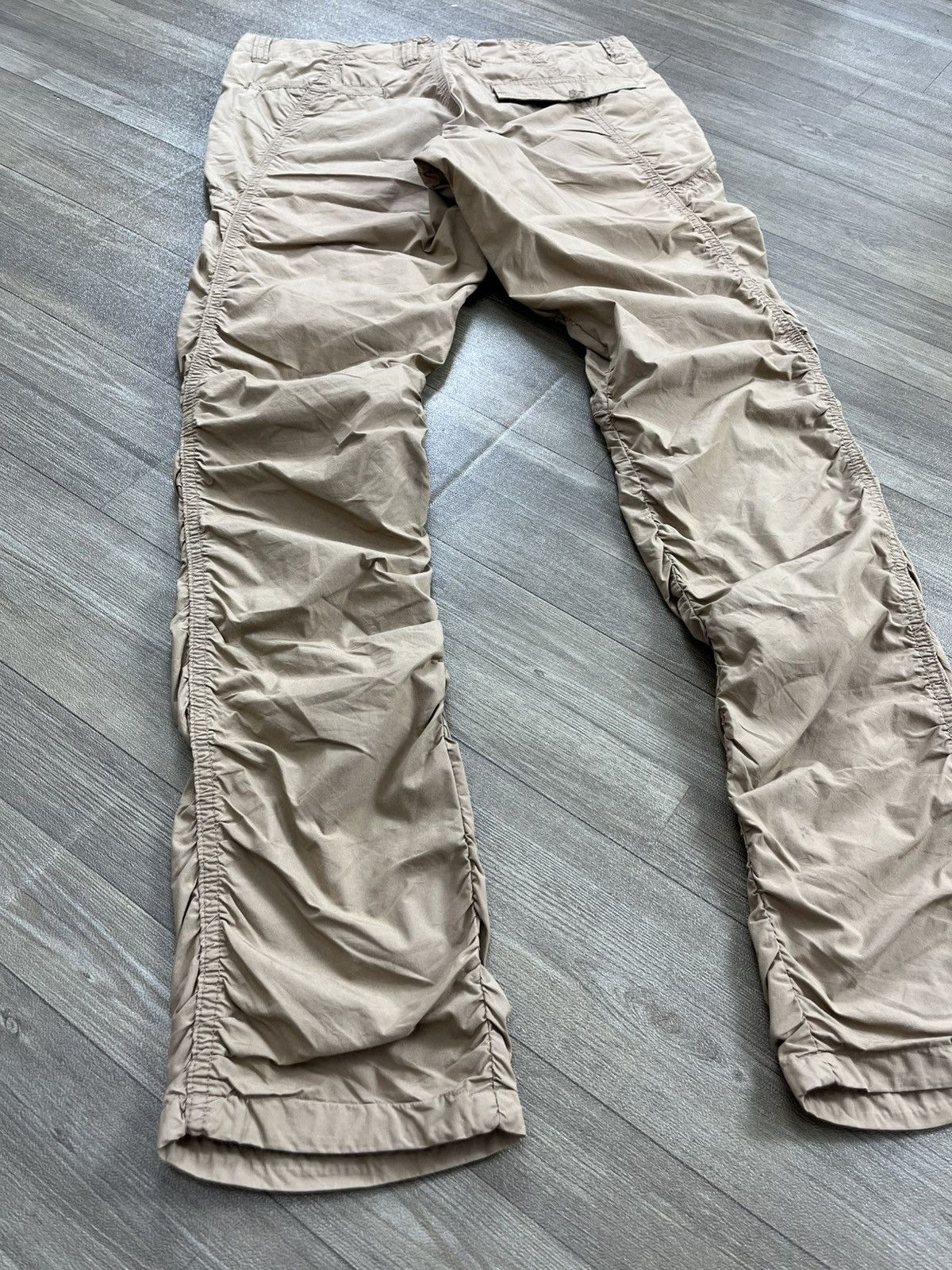 Tornado Mart 2000s Tornado Mart Japan Ruched Slim Fit Pants Lgb Style Y2K Size US 31 - 20 Thumbnail
