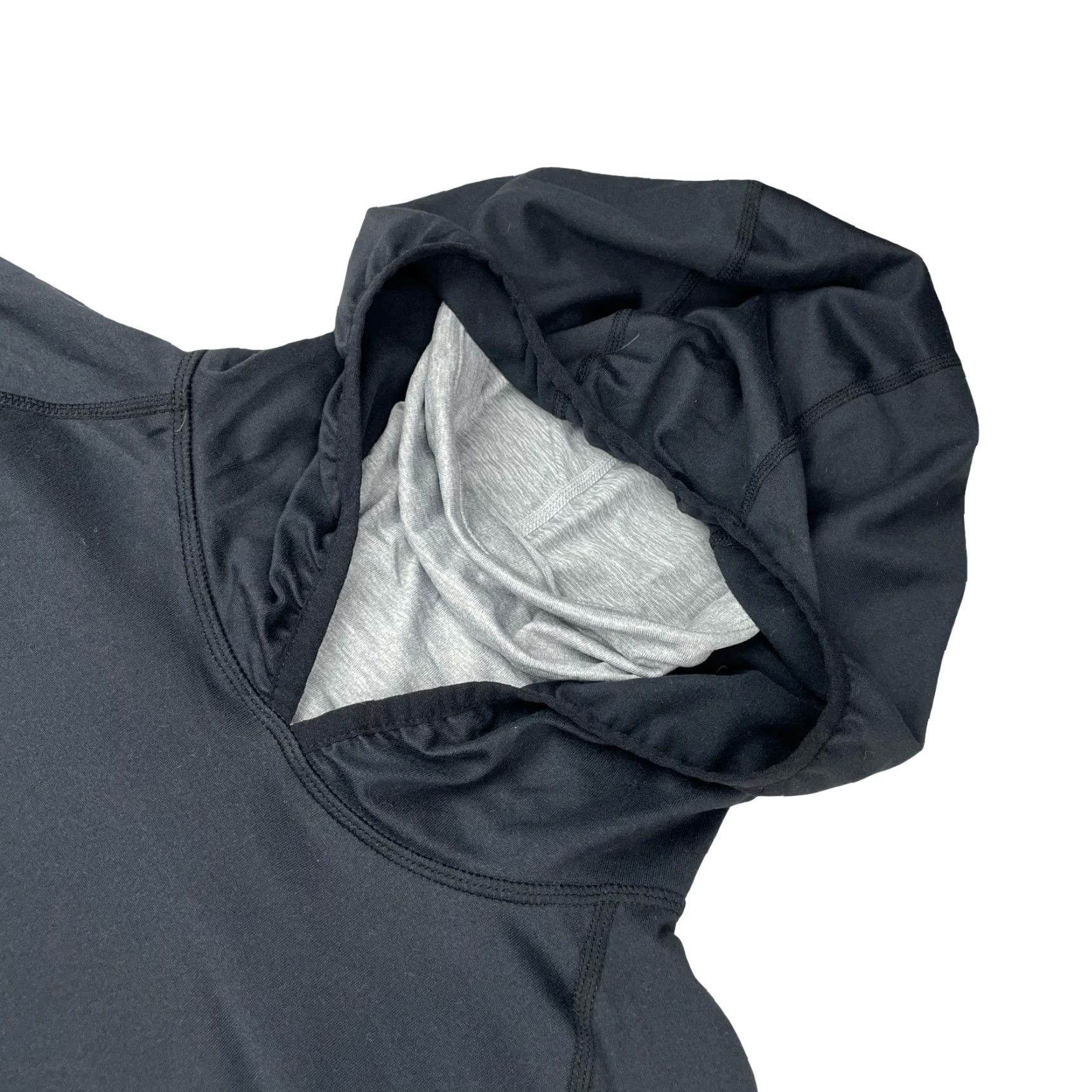 Burton Burton Men's Performance Pullover Hoodie w/Gaiter Black/Gray XL Hoodie Mens Size XL Black Gray Logo 90s? Size US XL / EU 56 / 4 - 2 Thumbnail