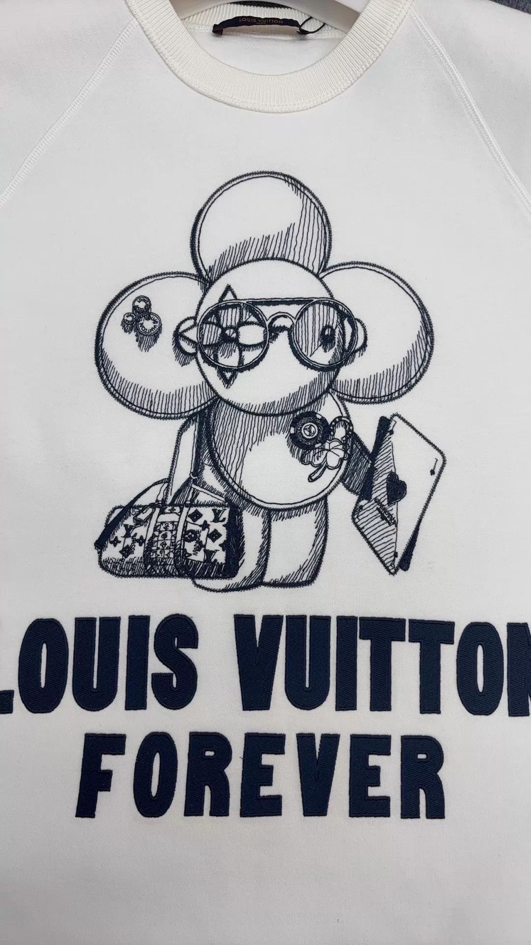 Louis Vuitton Louis Vuitton Vivienne Sunflower White sweat XXL New Size US XXL / EU 58 / 5 - 4 Thumbnail