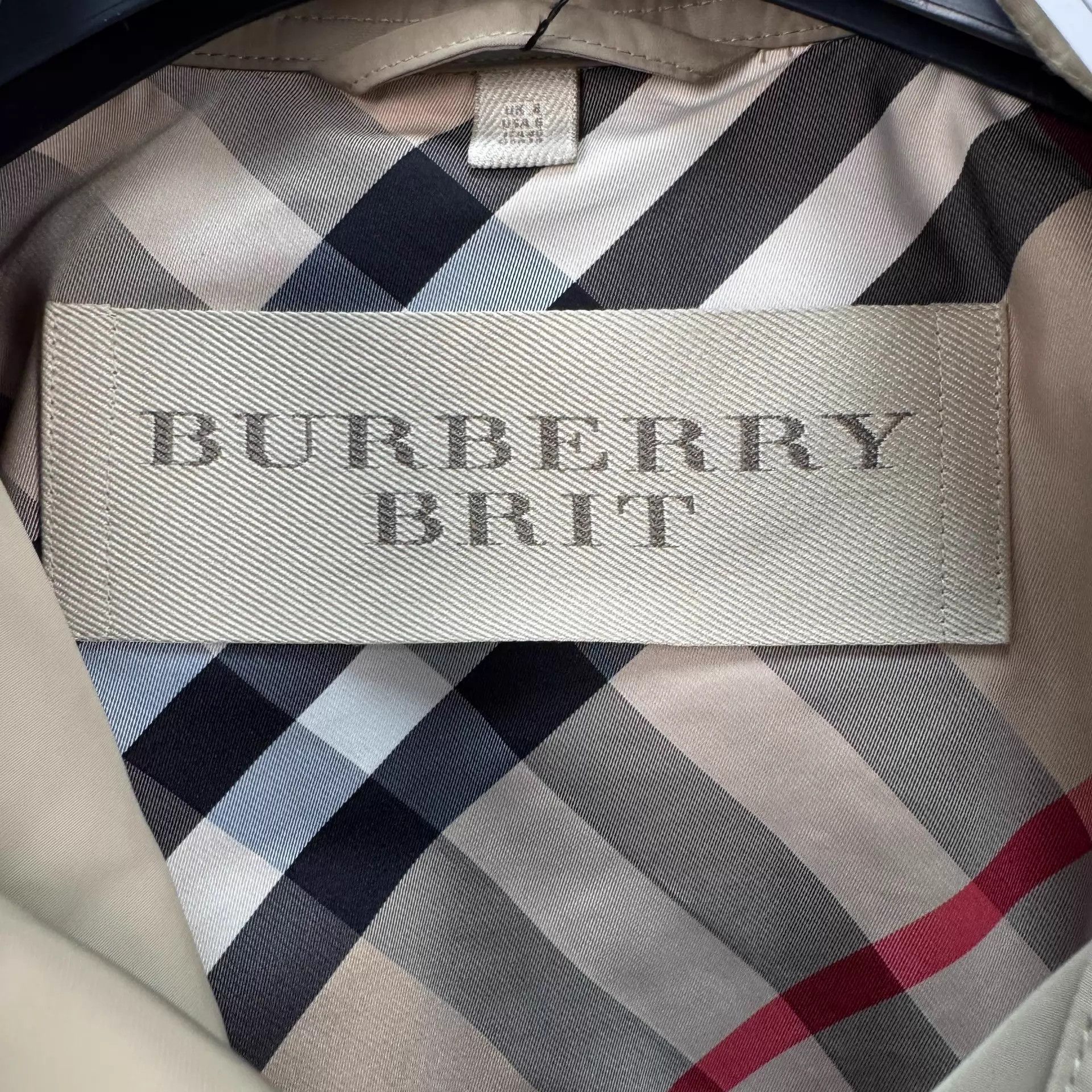 Burberry Burberry DB Check Lined Trench UK8 98 New Beltless Size S / US 4 / IT 40 - 6 Thumbnail