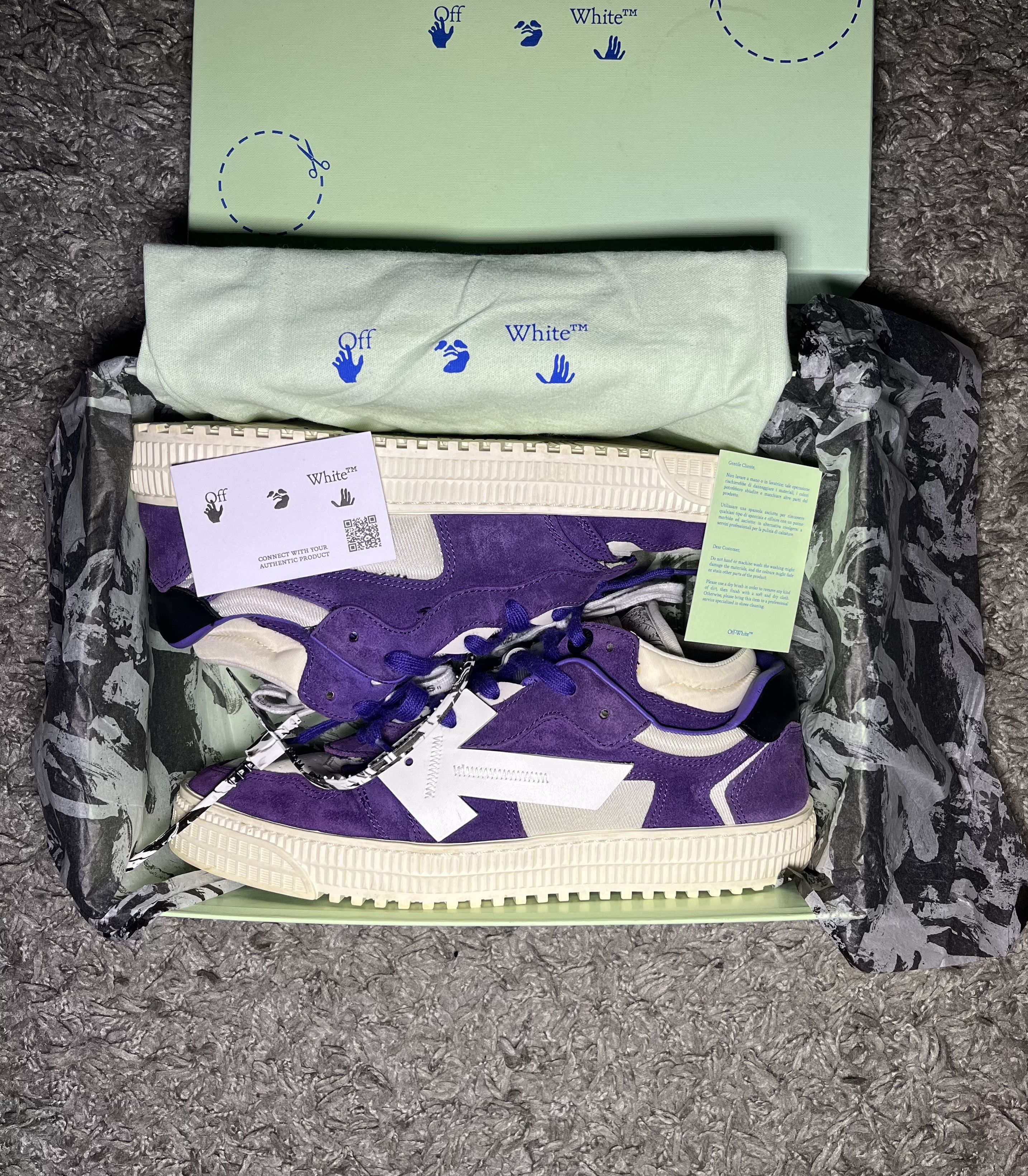 Off-White Off White Court 3.0 Purple Low Size US 9 / EU 42 - 1 Thumbnail