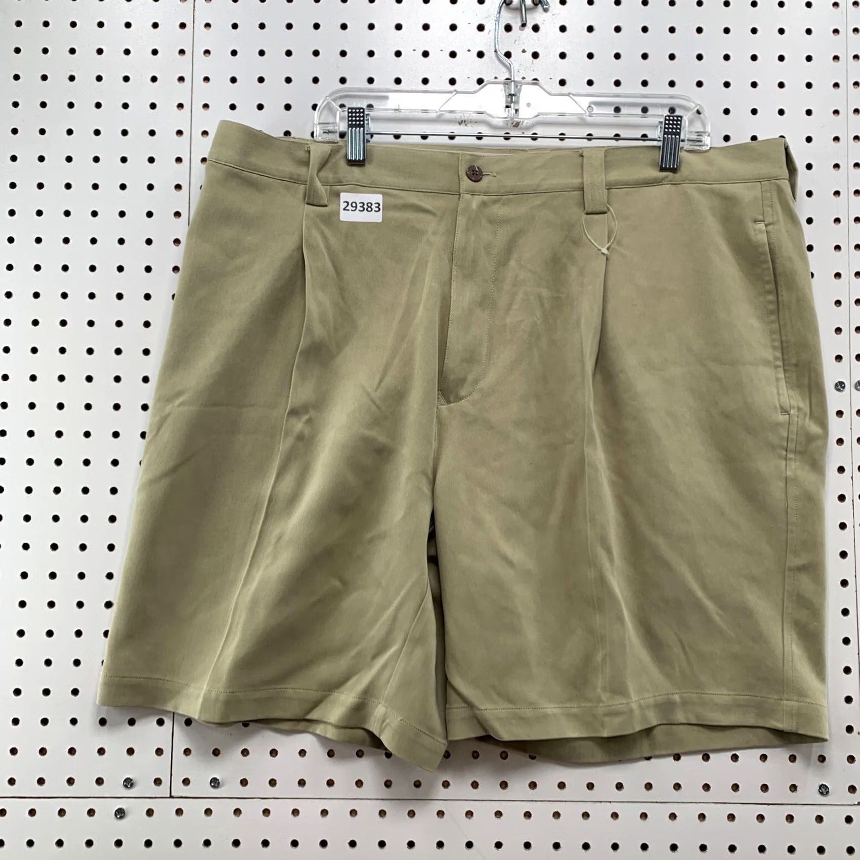 Tommy Bahama Tommy Bahama 100% Silk Chino Shorts Mens Size 41 Tan Casual Golf Size US 41 - 2 Thumbnail