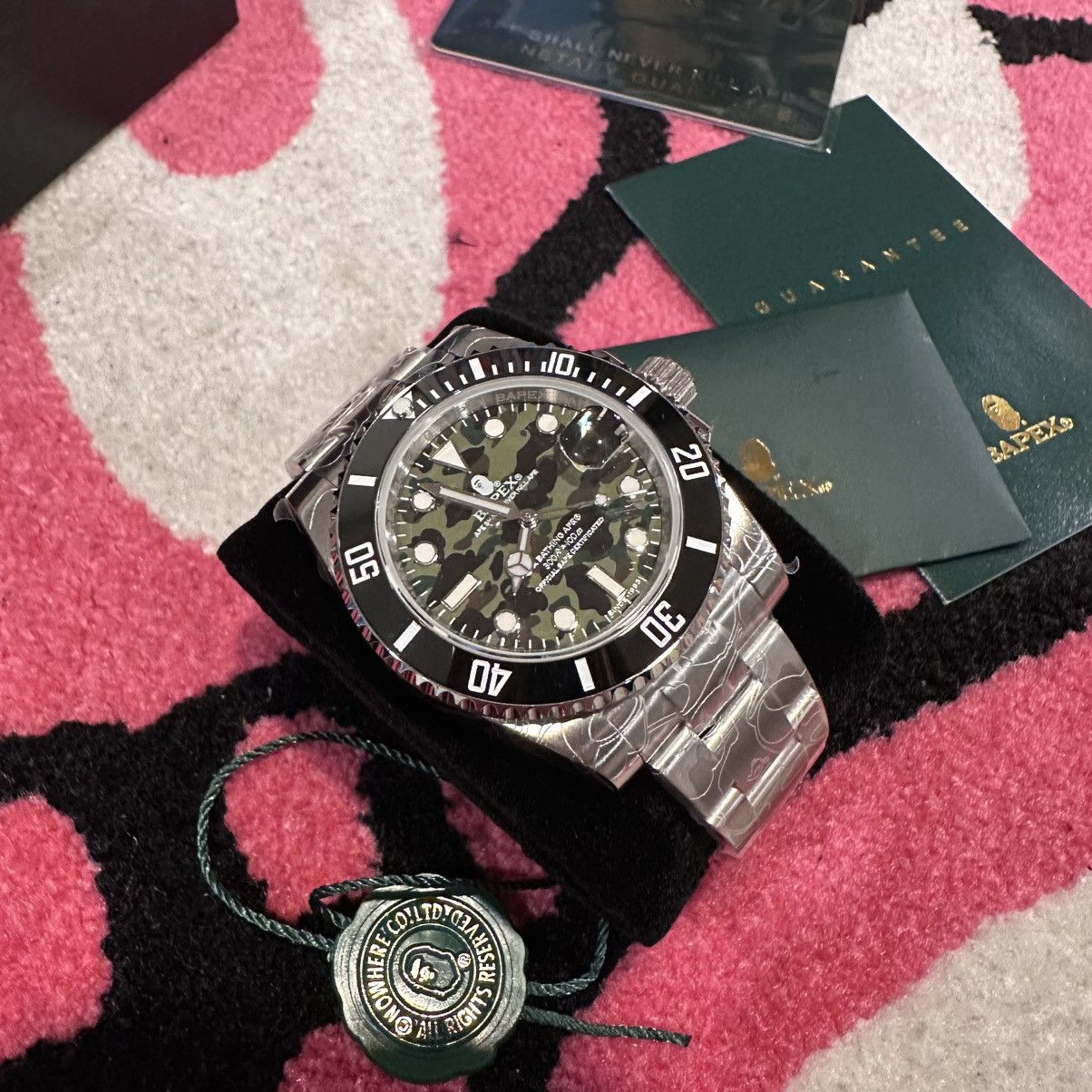 Bape 1ST CAMO TYPE 1 BAPEX® M BAPE GREEN SILVER Size ONE SIZE - 3 Thumbnail