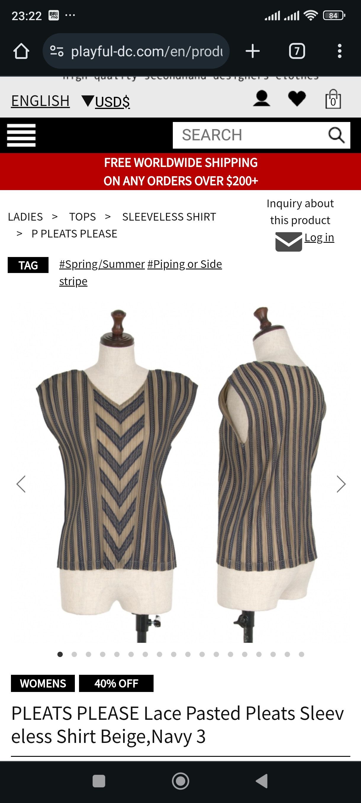 Pleats Please Issey Miyake Issey Miyake Pleats Please lace pasted Sleeveless Size L / US 10 / IT 46 - 8 Thumbnail