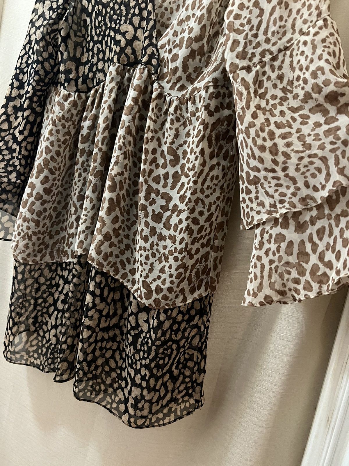 Other Joelle Animal Print Sheer Womens Dress Size Small Size S / US 4 / IT 40 - 3 Thumbnail