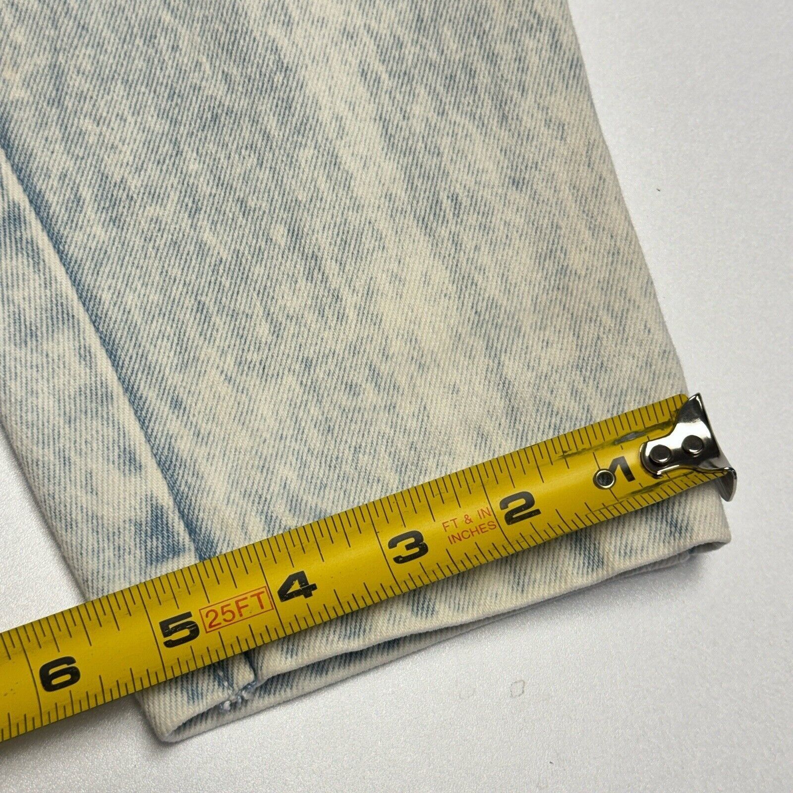 Vintage Vintage Lawman Western Jeans Womens 7 Light Stone Wash Denim Size 24" / US 00 / IT 34 - 14 Thumbnail