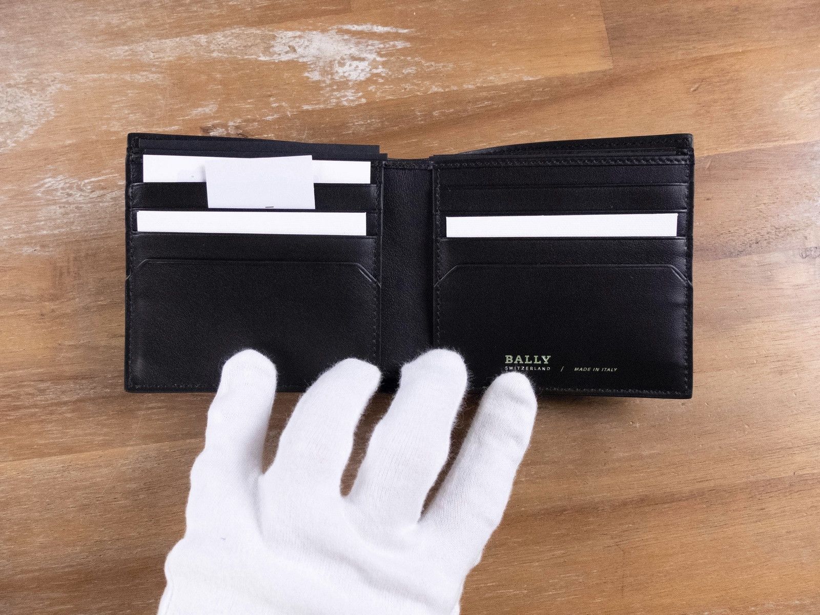 Bally BALLY Vita-Parcours black leather bifold wallet authentic Size ONE SIZE - 3 Thumbnail