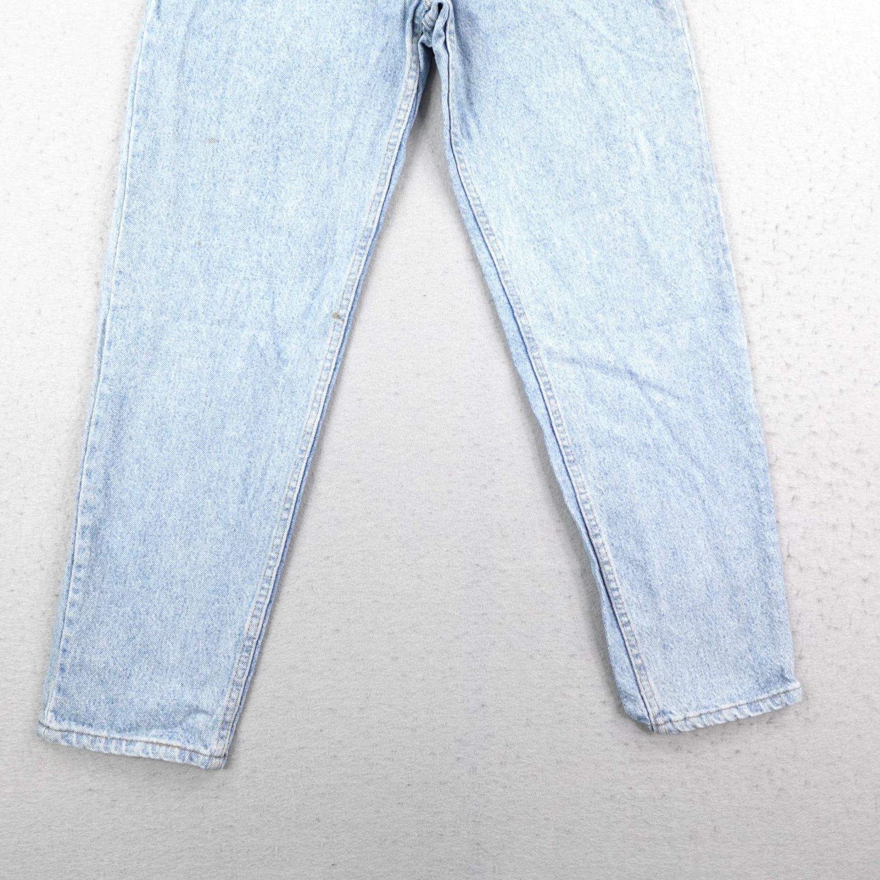 Levi's VINTAGE Levi's 550 Jeans Mens 34x30 Blue Denim Relaxed Fit Light Wash USA 80s Size US 34 / EU 50 - 3 Thumbnail