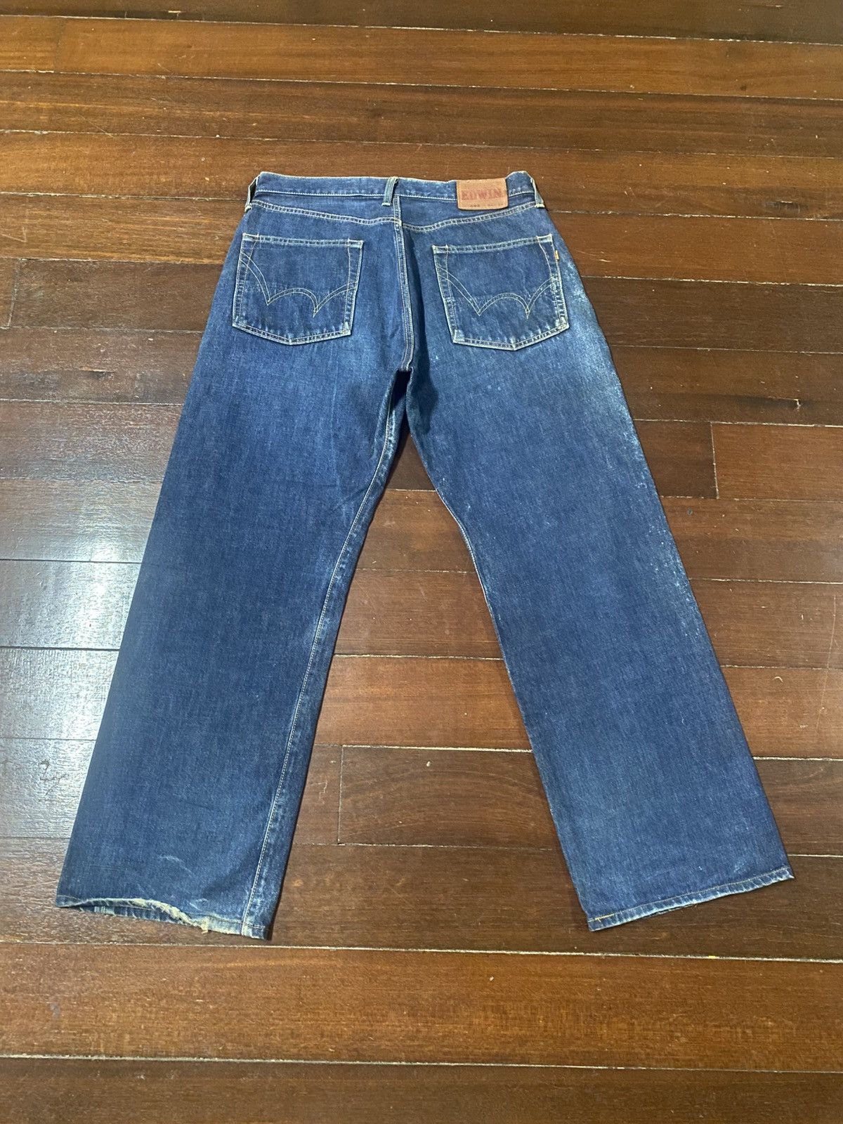 Kapital Vintage Edwin 505 Selvedge fly Button mud wash Denim Jeans Size US 35 - 6 Thumbnail