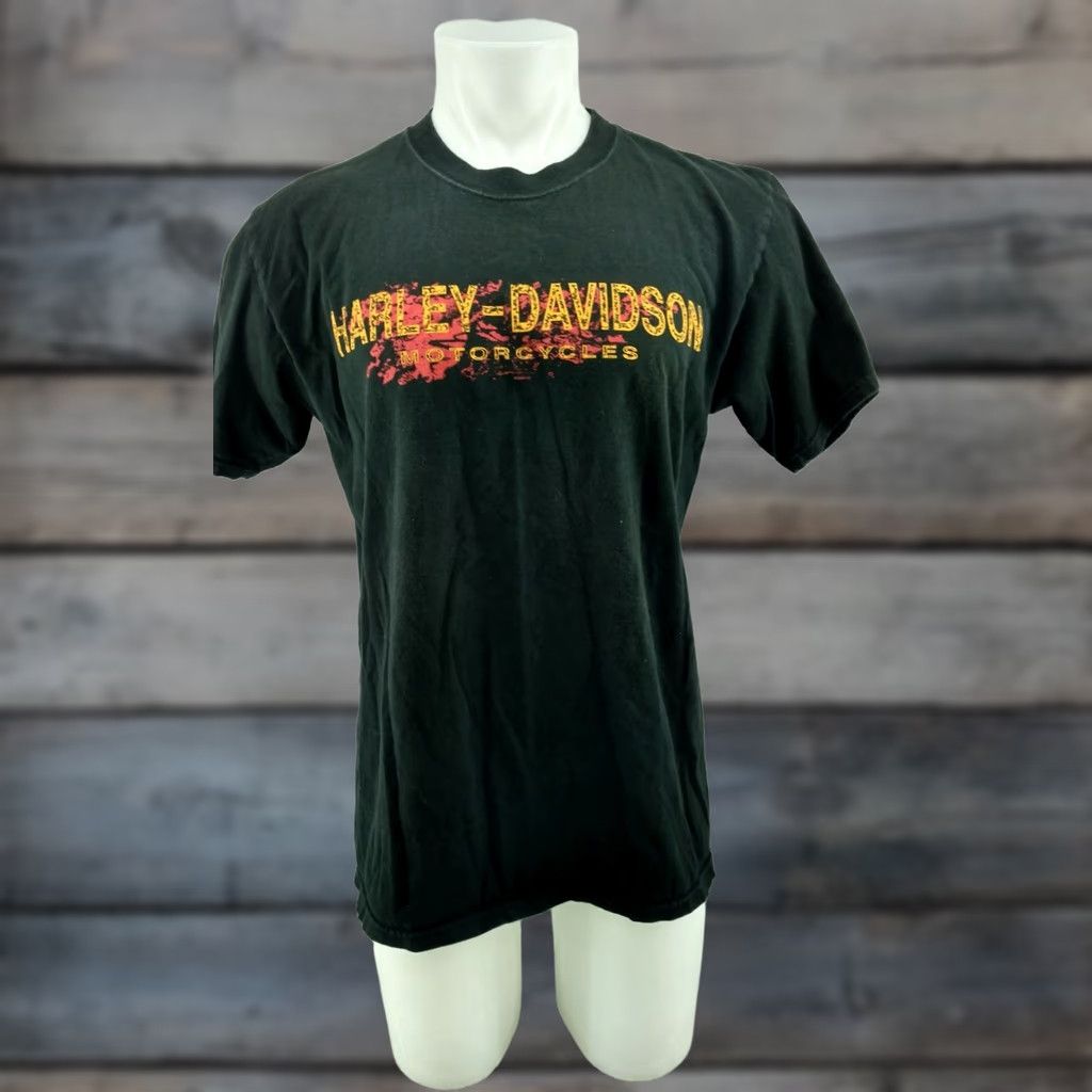 Harley Davidson Vintage Harley-Davidson T-Shirt | Graphic Tee | Black | Large | Men’s XS? Size US L / EU 52-54 / 3 - 1 Thumbnail