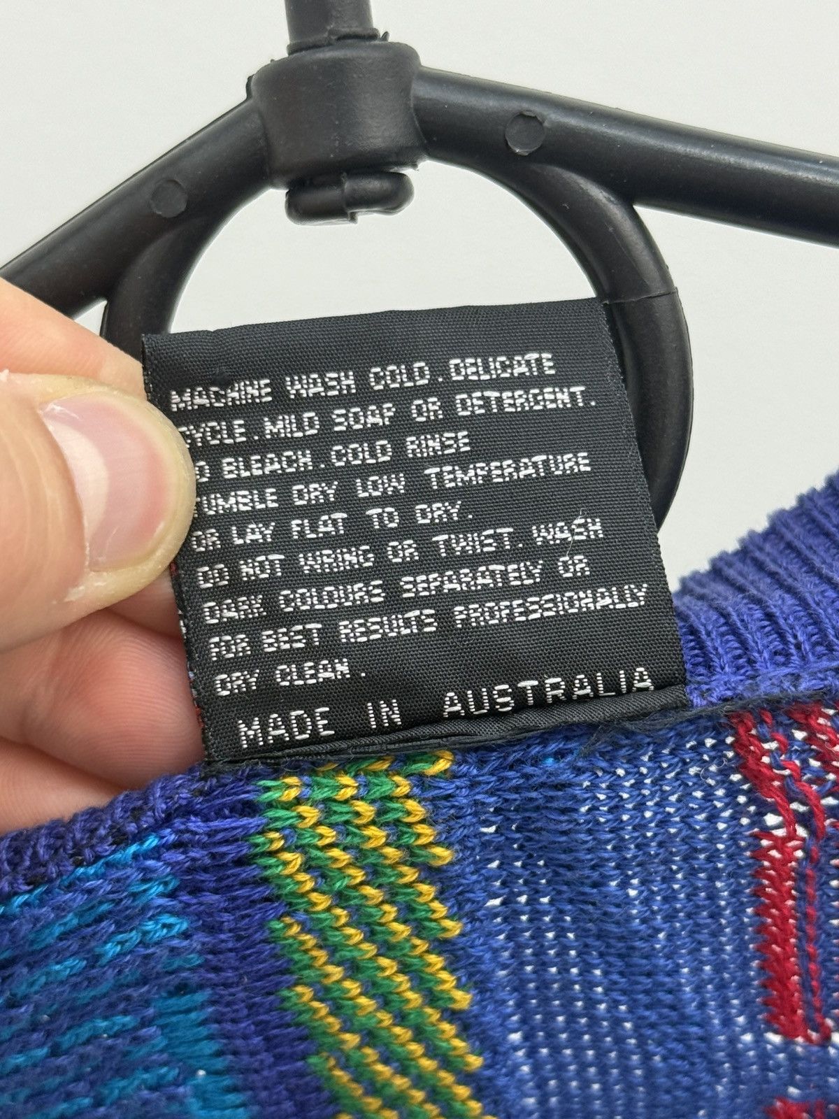Vintage Emaroo Coogi Style Australia 3D Knit Sweater Size US XXL / EU 58 / 5 - 5 Thumbnail