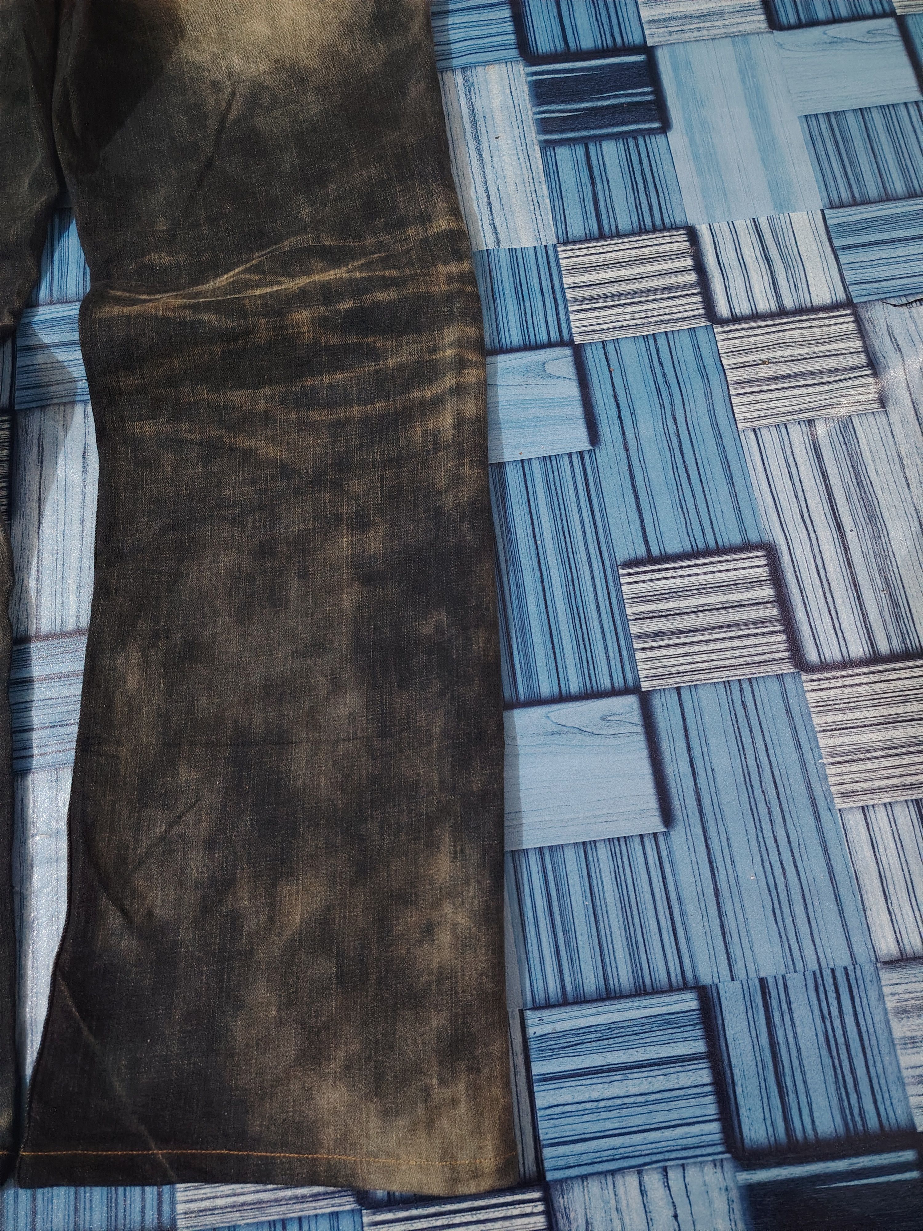 Rock Revival Japanese Cloud72 Denim Distressed Flared Jeans Cross Pocket Size US 40 / EU 56 - 16 Thumbnail