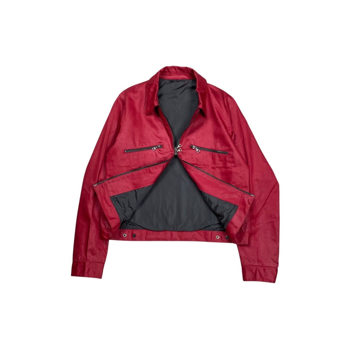 Jil Sander × Raf Simons Jil Sander Berna Coated Work Jacket Size US M / EU 48-50 / 2 - 3 Thumbnail