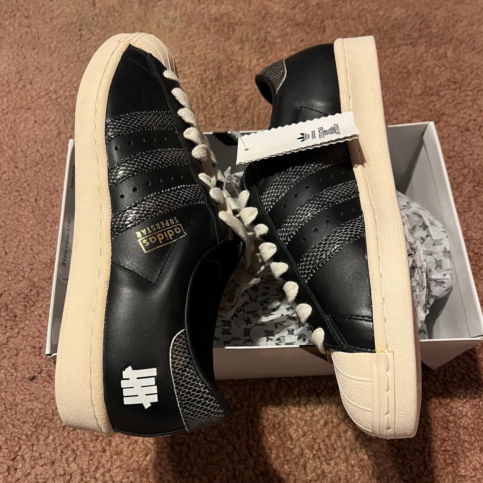 Adidas ADIDAS SUPERSTAR CONSORTIUM UNDFTD UNDEFEATED SNAKE 133742 Size US 11 / EU 44 - 1 Thumbnail