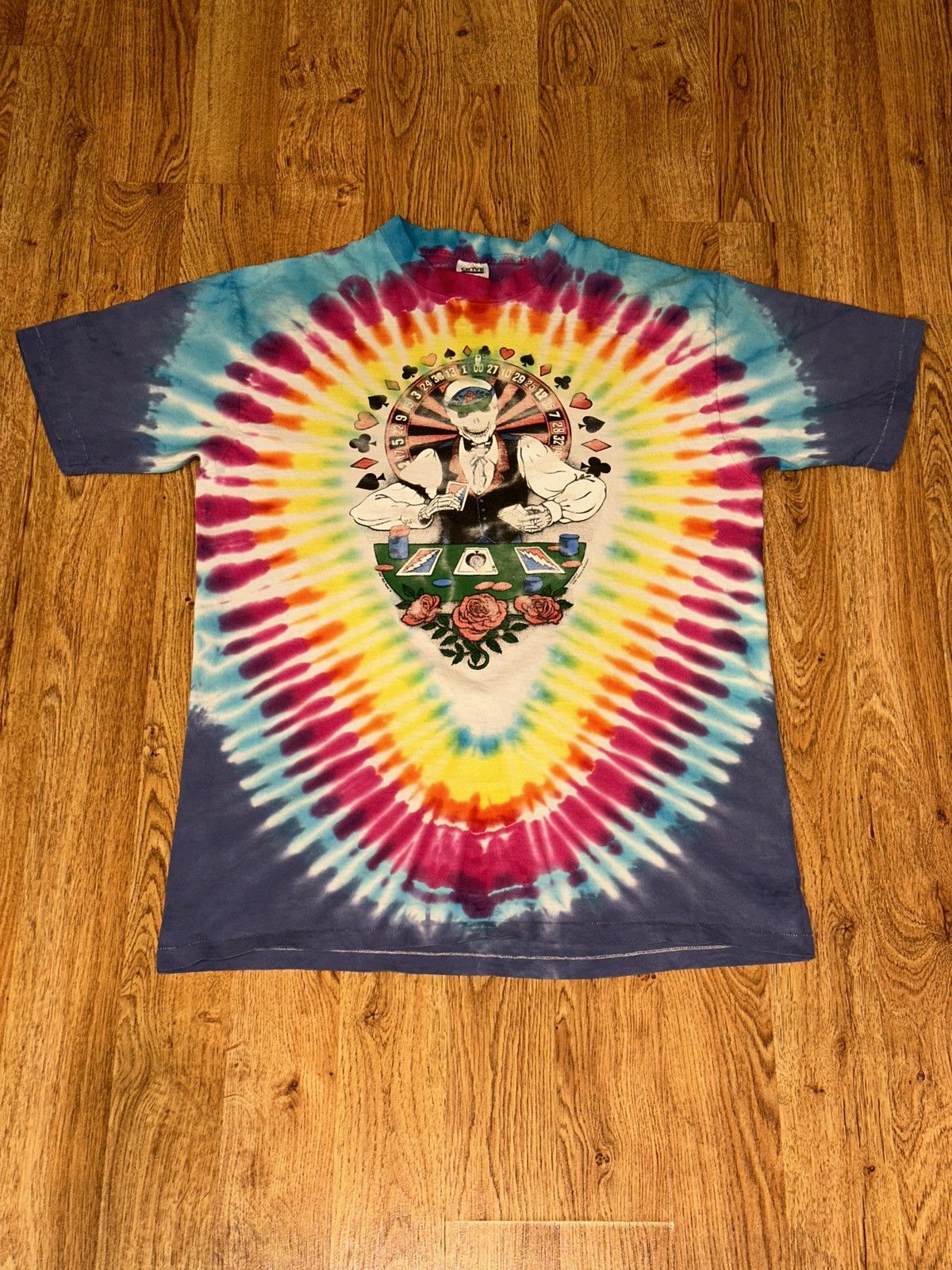 Grateful Dead × Liquid Blue VTG 1991 Grateful Dead Casino Poker Dealer Single Stitch XL Size US XL / EU 56 / 4 - 1 Thumbnail