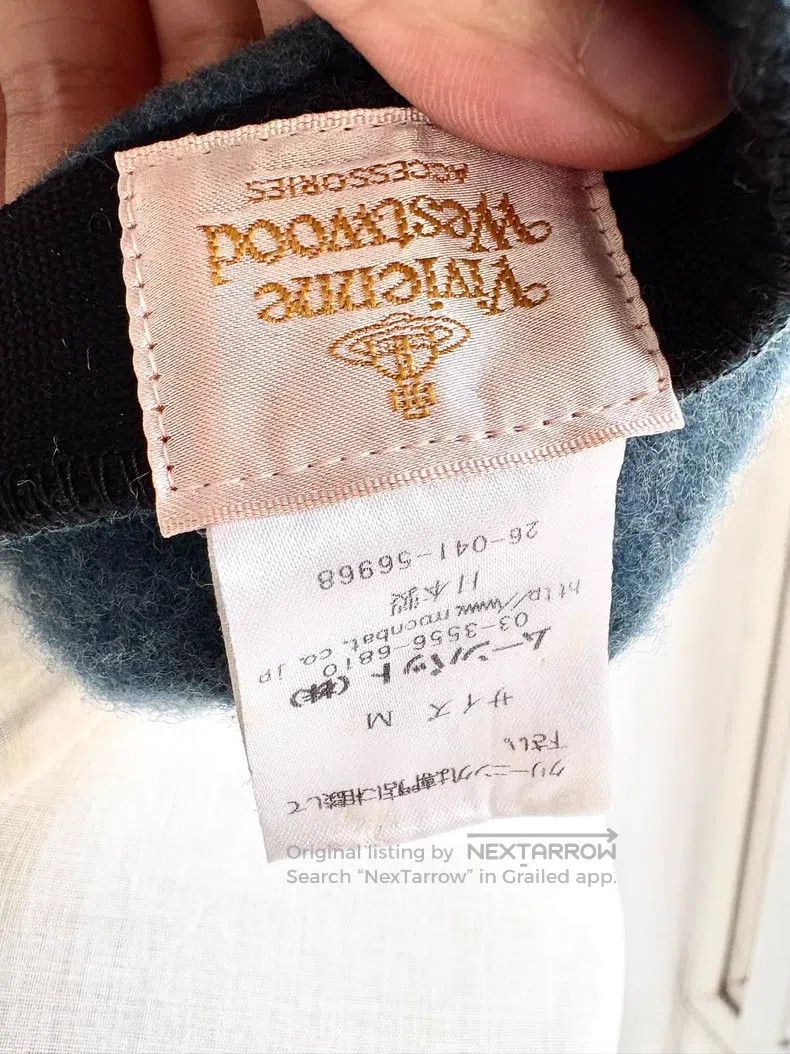 Vivienne Westwood Vivienne Westwood Grey-Blue Saturn Embroidery Size ONE SIZE - 6 Thumbnail