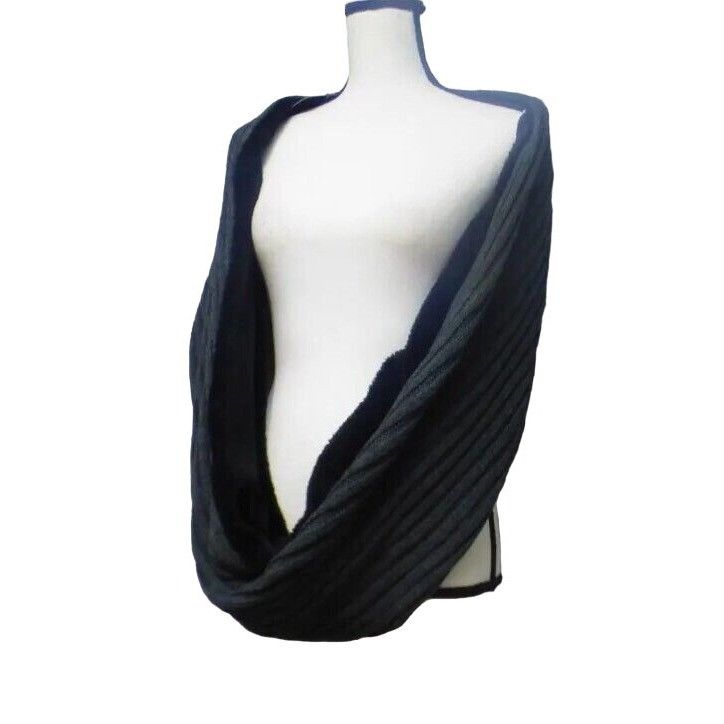 DKNY DKNY Fleece-Lined Knit Infinity Scarf, Gray Size ONE SIZE - 10 Thumbnail