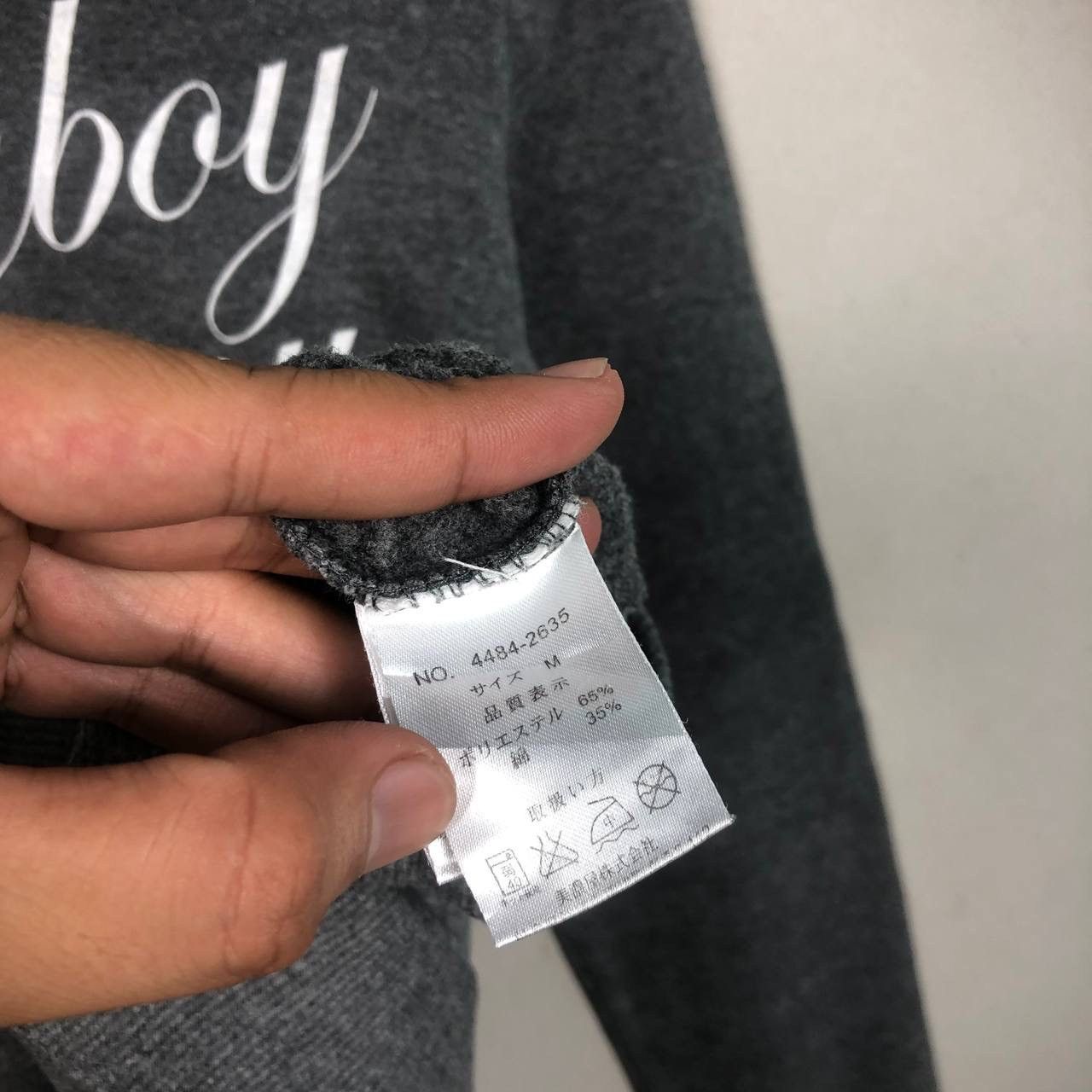 Playboy Vintage Distressed Playboy Bunny Sweatshirt Jumper Size US M / EU 48-50 / 2 - 5 Thumbnail