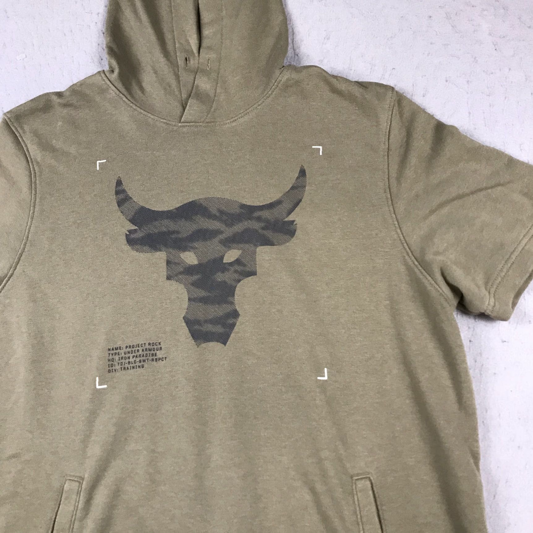 Under Armour Under Armour Project Rock Hoodie Mens M Green Cotton Casual Pullover Hooded Sweatshirt Gym Sports Size US M / EU 48-50 / 2 - 3 Thumbnail