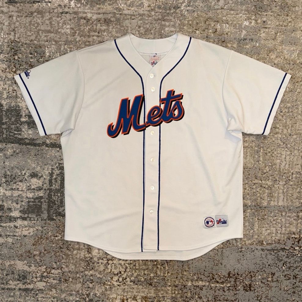 Majestic Majestic New York Mets Vintage 90s Jersey Size Mens XXL Size US XXL / EU 58 / 5 - 1 Thumbnail