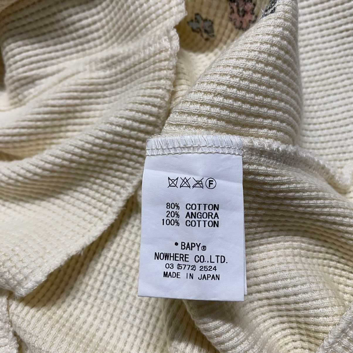 Bape Bapy Waffle Sweater Cardigan Size M / US 6-8 / IT 42-44 - 14 Thumbnail