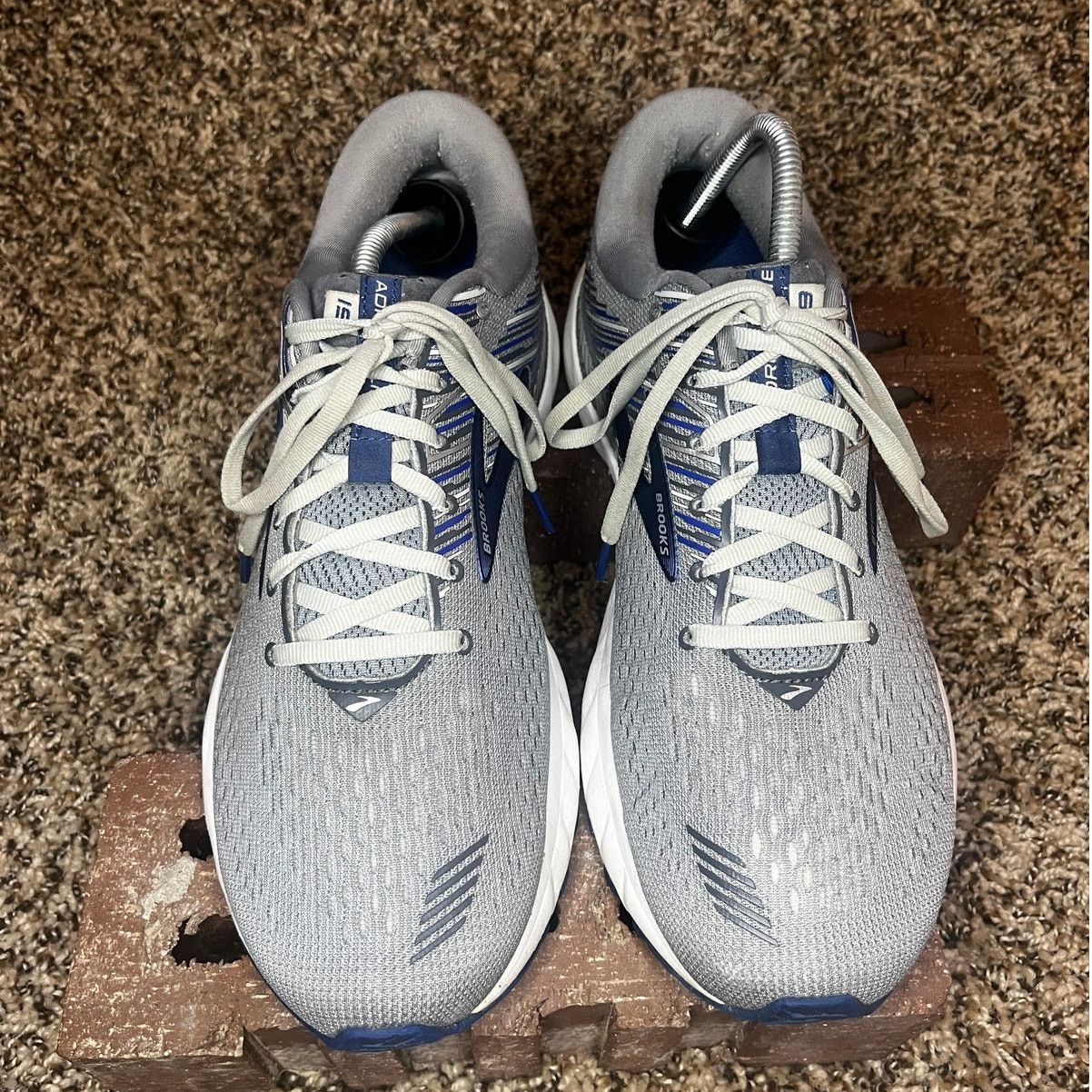 Brooks Brooks Adrenaline GTS 19 Running Sneaker Grey/Blue Men's11.5 Size US 11.5 / EU 44-45 - 5 Thumbnail