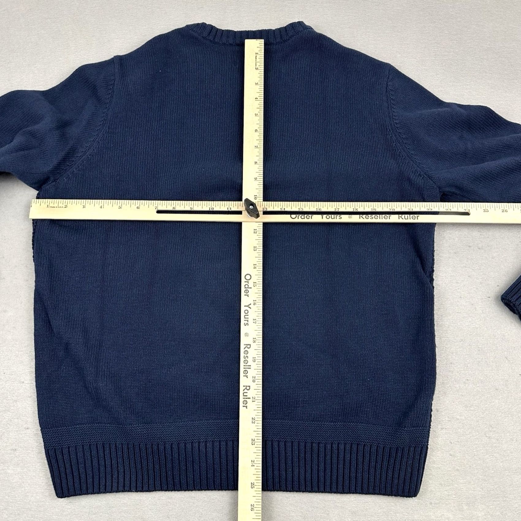 Ben Sherman Ben Sherman Sweater Men Large Blue Crew Neck Long Sleeve Pullover Cable-Knit L Casual Preppy Logo Shirt Size US L / EU 52-54 / 3 - 4 Thumbnail