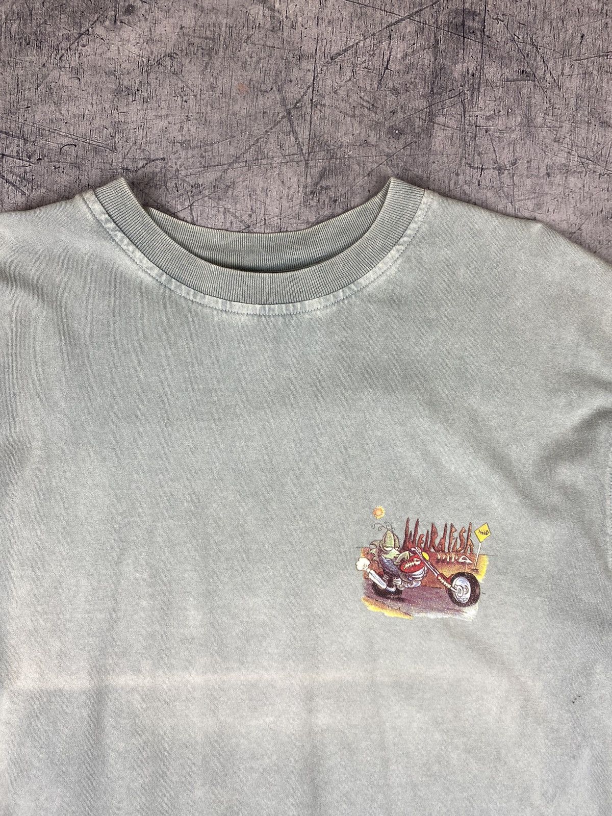 Band Tees Vintage Weird Fish Harley Davidson Big Logo Biker Style Size US L / EU 52-54 / 3 - 12 Thumbnail