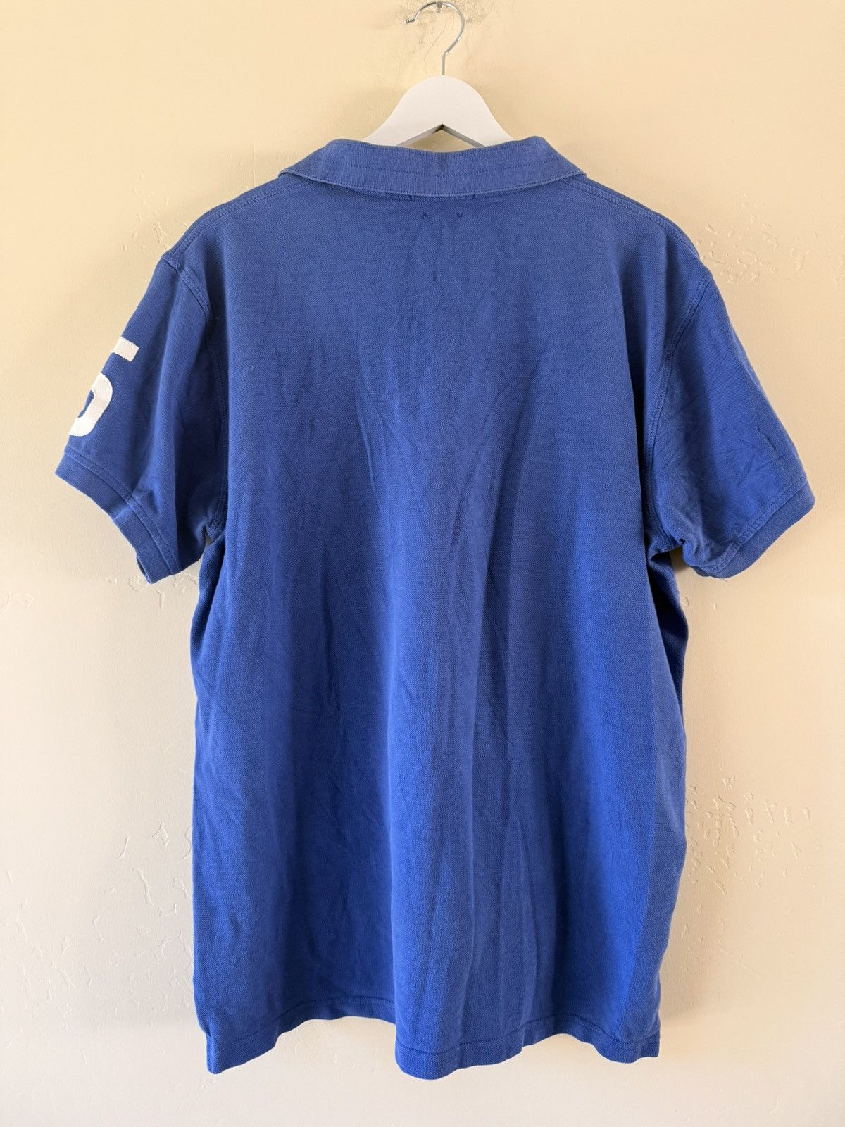 Polo Ralph Lauren Vintage Polo Division Short Sleeve Polo Size US L / EU 52-54 / 3 - 3 Thumbnail