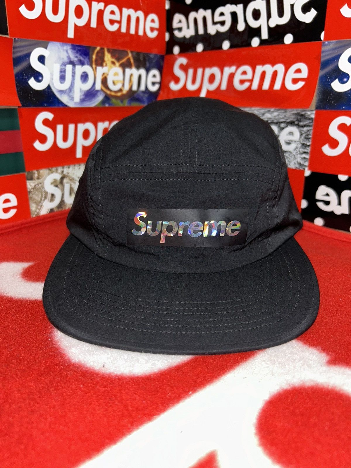 Supreme holographic hat online