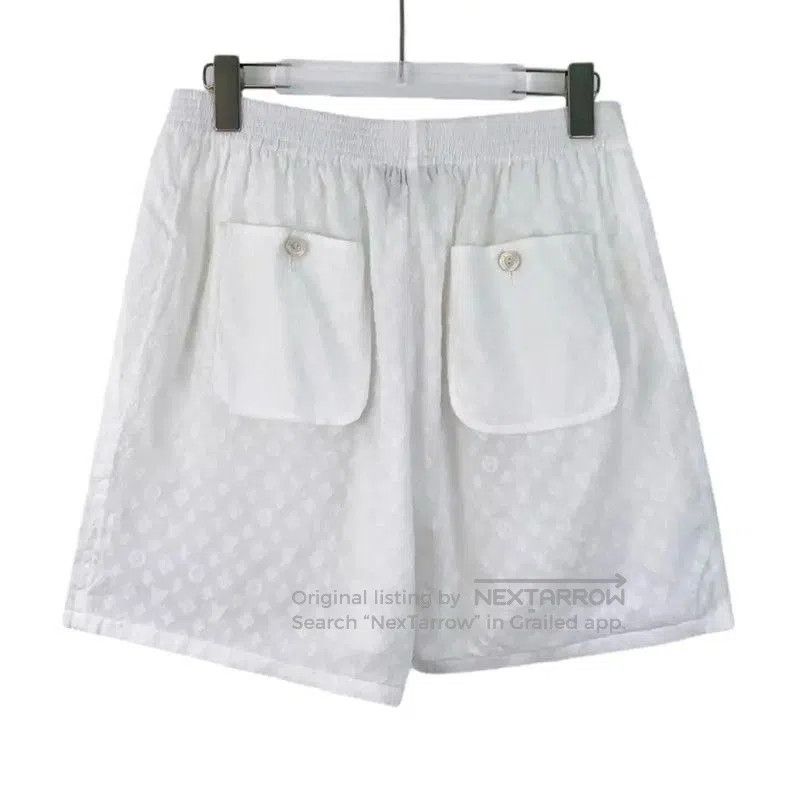 Louis Vuitton Louis Vuitton Women's Medium White Cotton Shorts . Size 23" - 2 Thumbnail