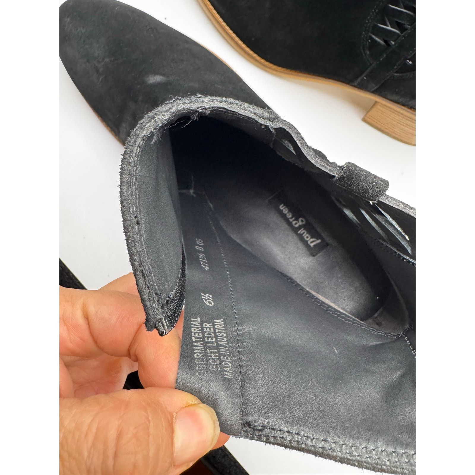 Other Paul Green Vienna Chelsea Boot black soft suede UK 6.5 (9) Size US 9 / IT 39 - 8 Thumbnail