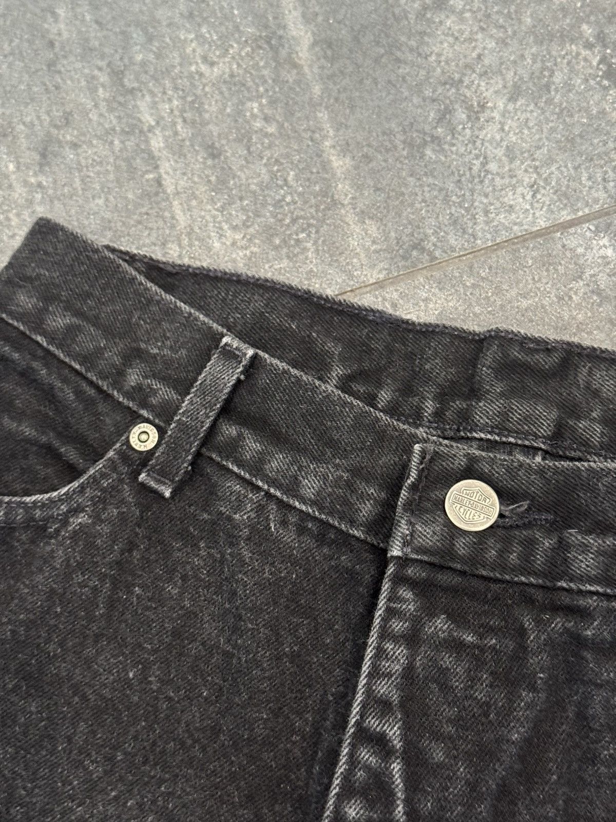 Harley Davidson Vintage 90’s Harley Davidson Straight Leg Jeans Size 28x30 Size US 28 / EU 44 - 13 Thumbnail