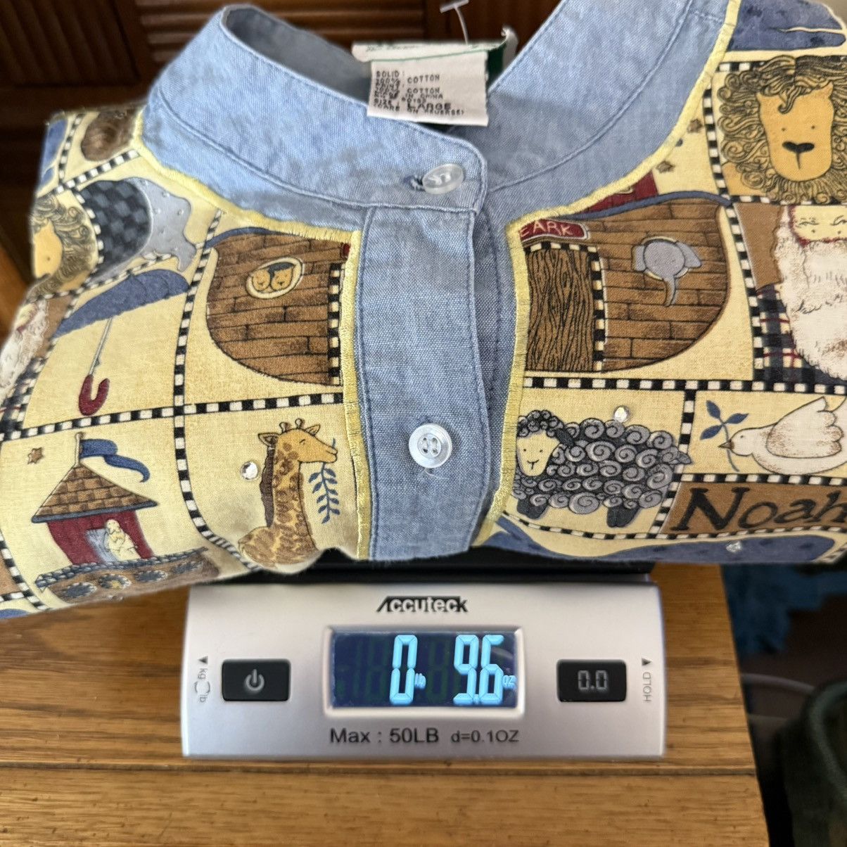 Other Vintage Quacker Factory Button Down Noah’s Arc Top Sz Large Size L / US 10 / IT 46 - 8 Thumbnail