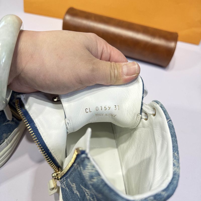 Louis Vuitton Louis Vuitton Stellar Blue Casual Sneakers - Size US 6.5 / EU 39-40 - 2 Thumbnail