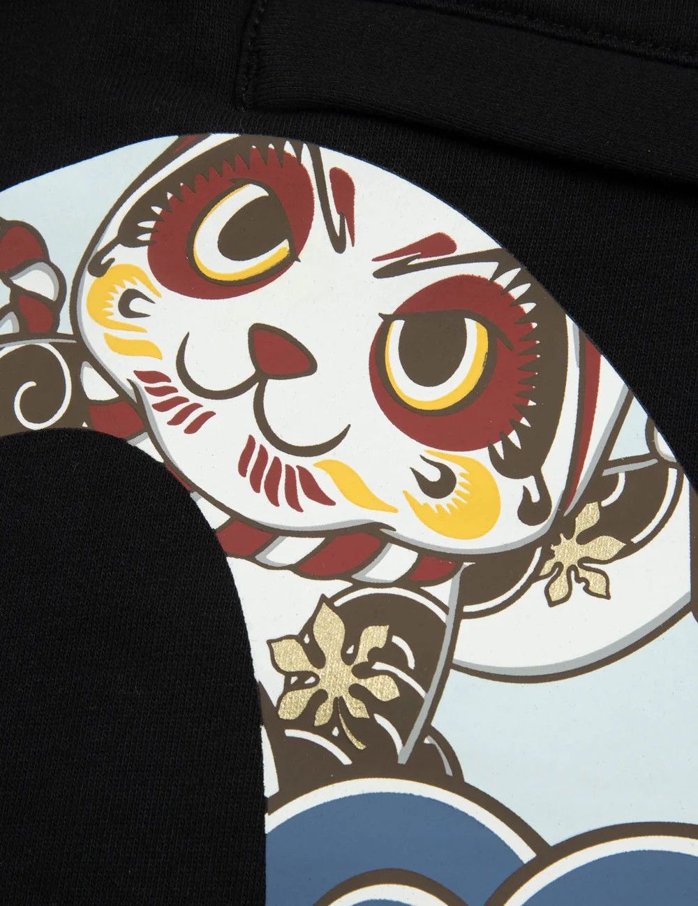 Evisu × Japanese Brand Evisu Lucky cat taiko daruma Daicock print sweat shorts M Size US 32 / EU 48 - 3 Thumbnail