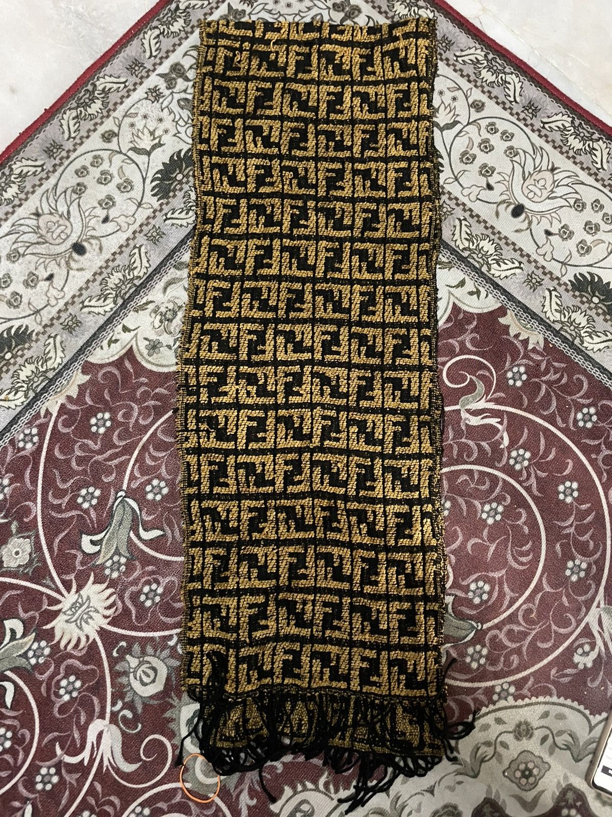 Designer × Fendi FENDI SCARF MONOGRAM Size ONE SIZE - 1 Thumbnail