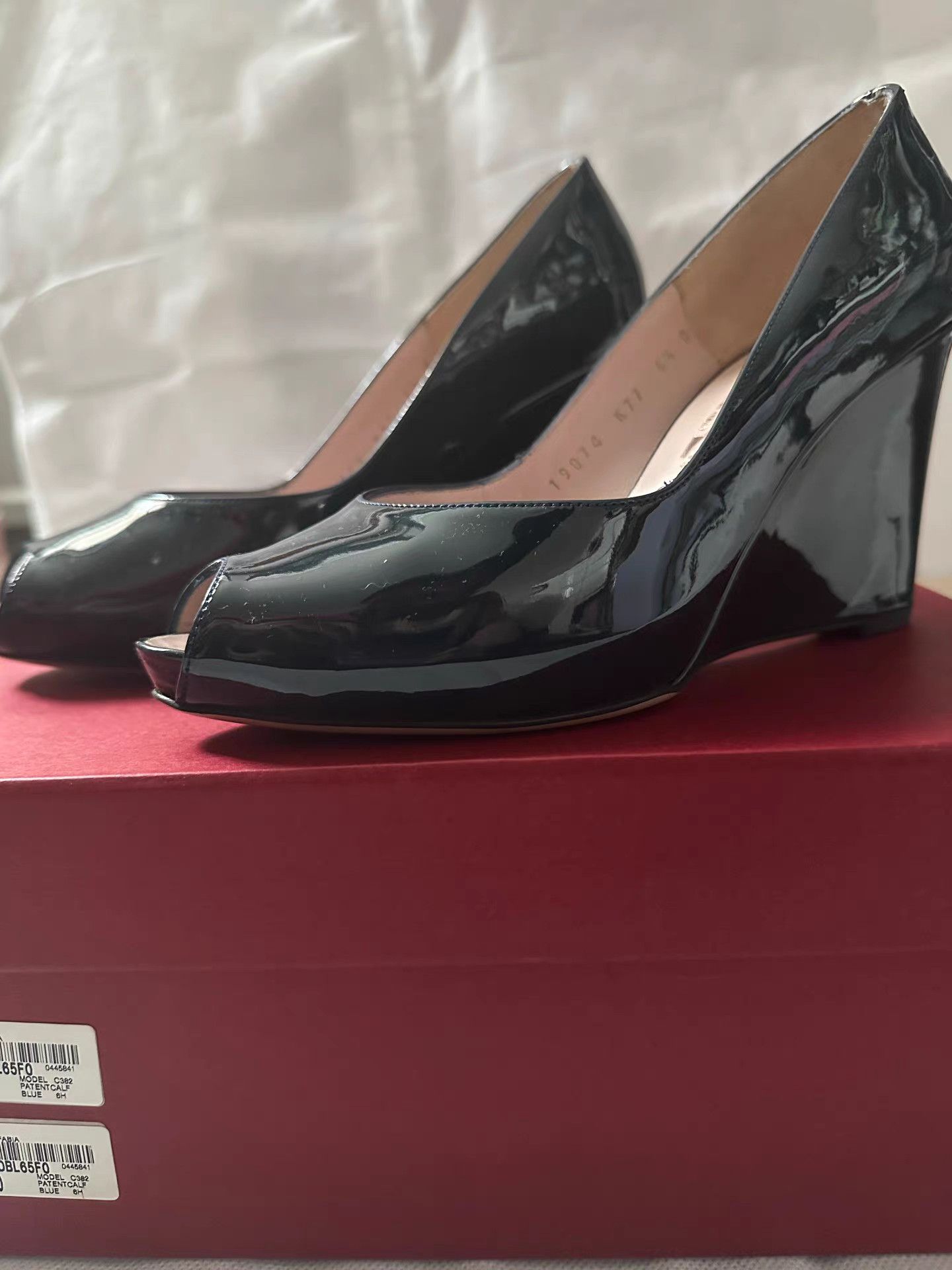 Salvatore Ferragamo Ferragamo Peep Toe Heels Q9 Size US 7 / IT 37 - 5 Thumbnail