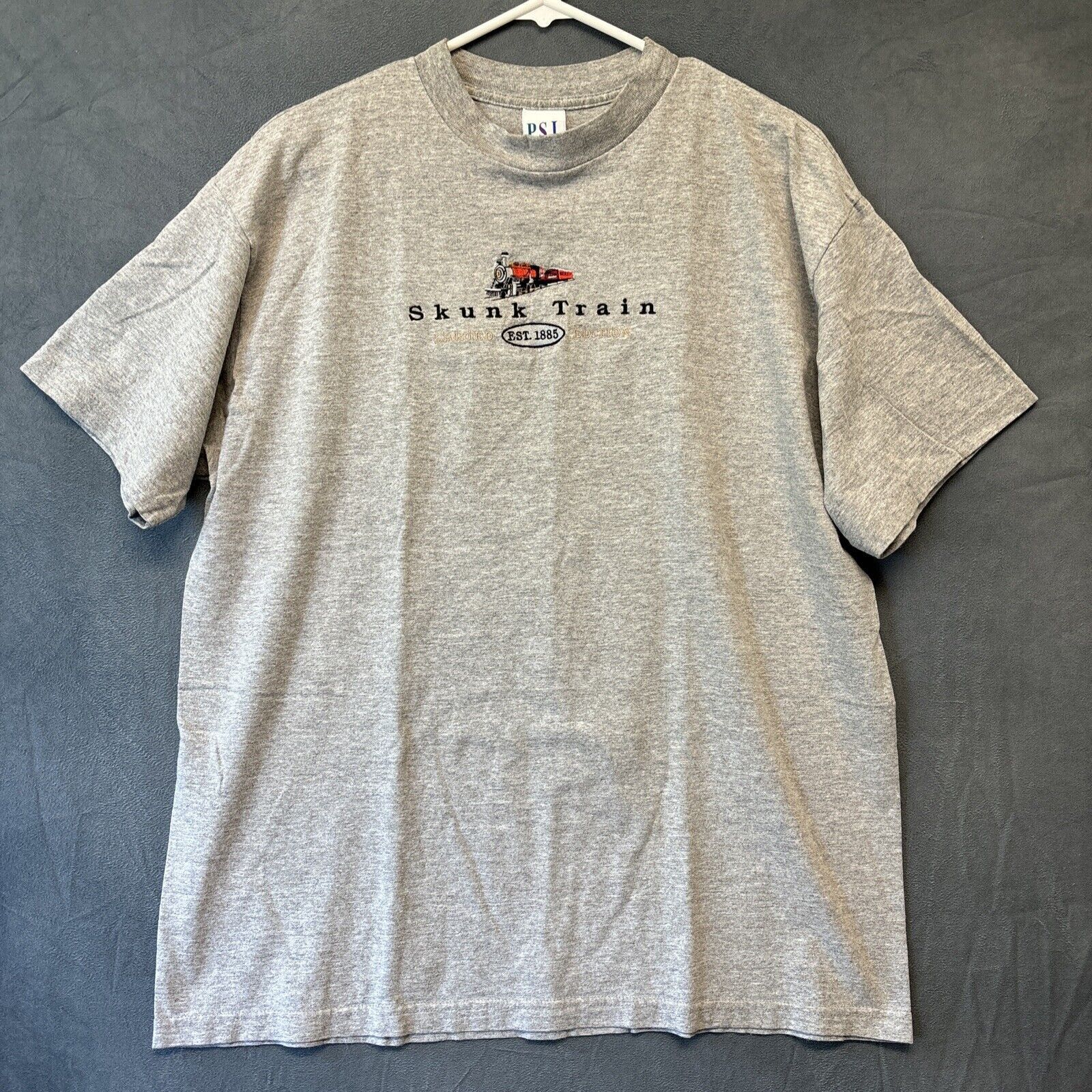 Other Vintage Skunk Train Shirt Mens XL PSI Printed Sportswear Inc Size US XL / EU 56 / 4 - 1 Thumbnail