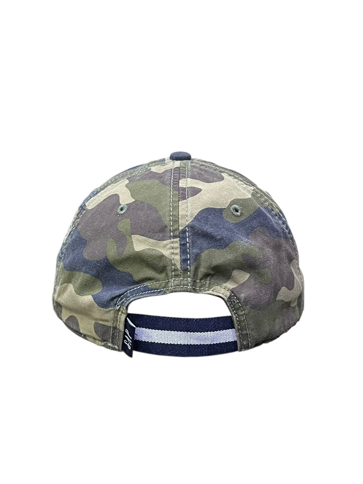 Gap Vintage Y2K GAP Camo Cap 3D Embroidery Elastic Strapback Size ONE SIZE - 7 Thumbnail