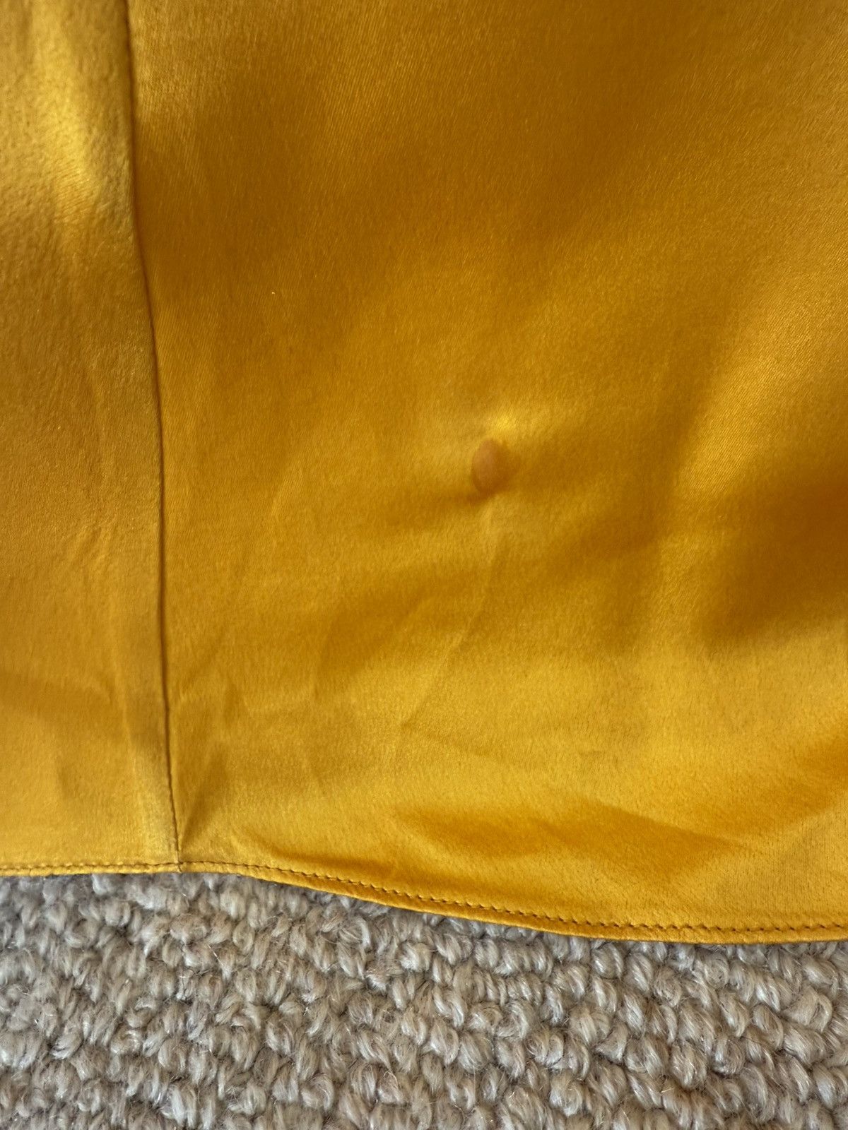 Saint Laurent Paris SS22 Saint Laurent Victorian Gold Silk Cape Size US M / EU 48-50 / 2 - 14 Thumbnail