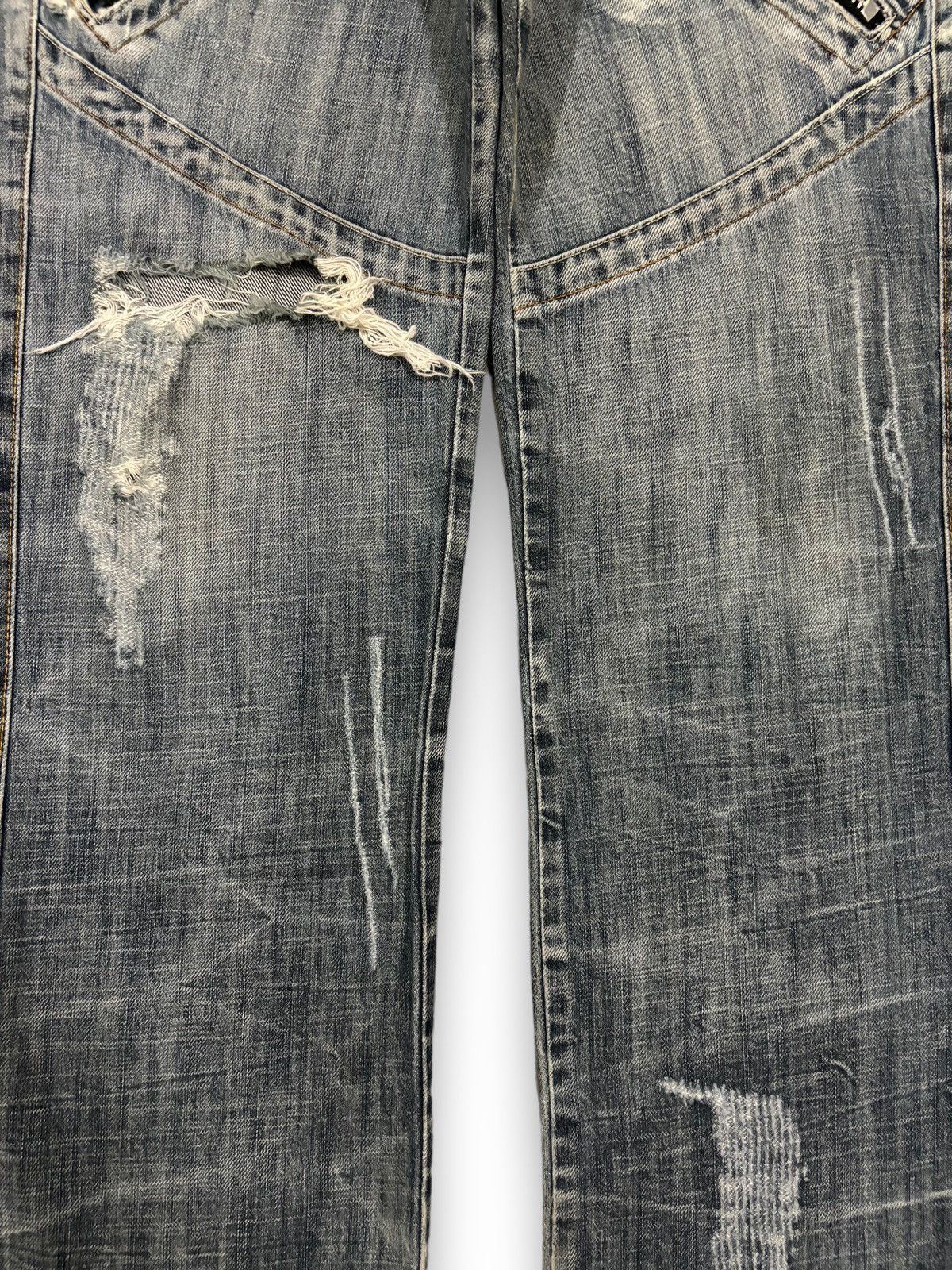 Diesel Vintage Hod-Way Industry Cracked Wash Loose Distressed Jeans Size US 30 / EU 46 - 7 Thumbnail