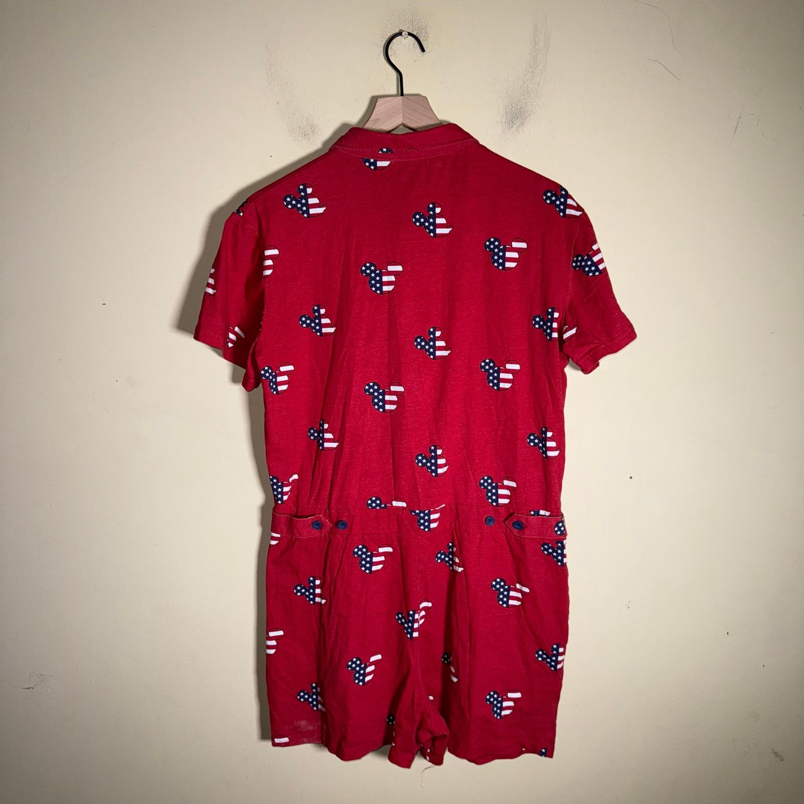 Disney DISNEY men’s American flag Mickey pocket tee romper M Size US M / EU 48-50 / 2 - 5 Thumbnail