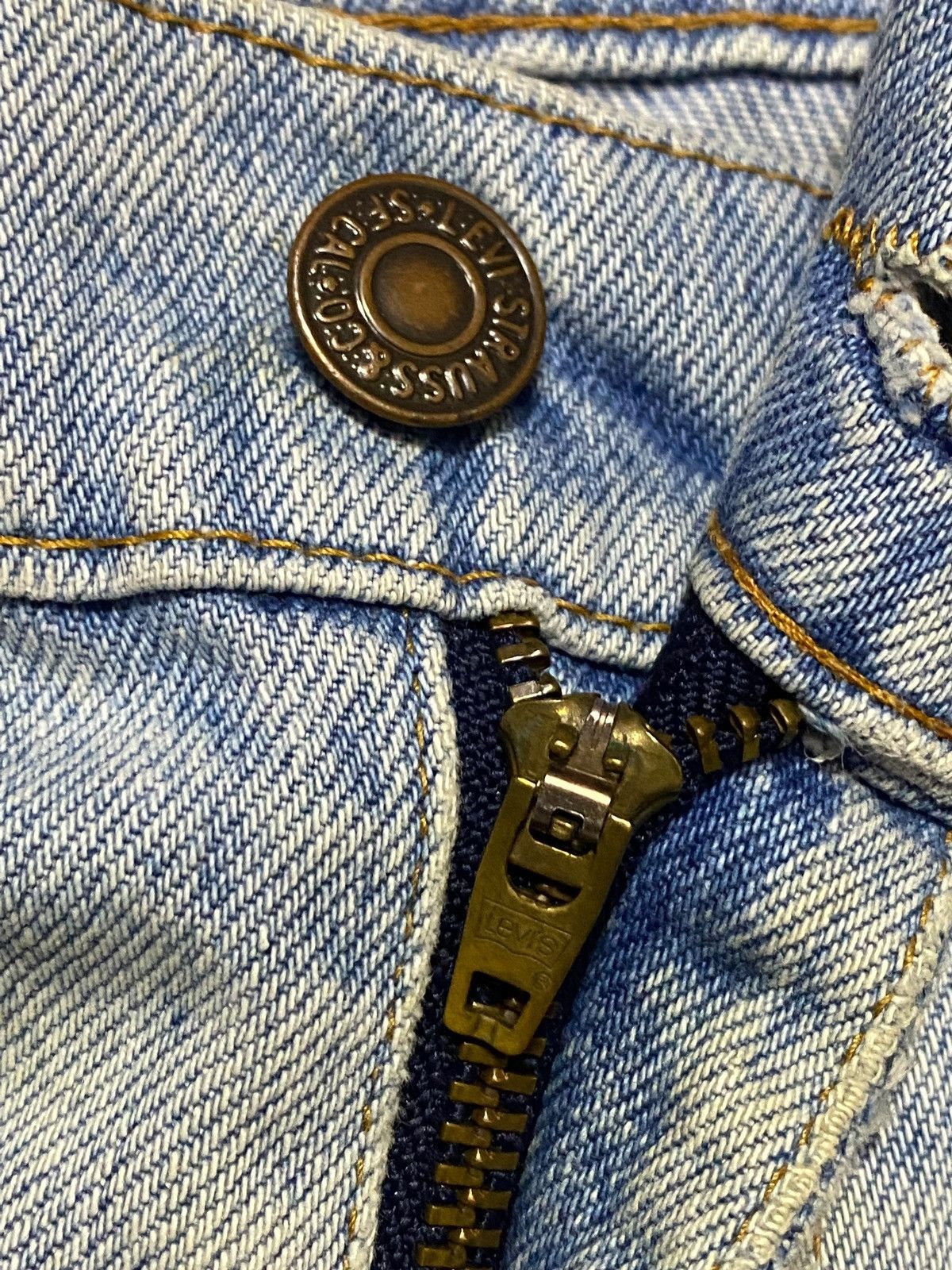 Levi's Vintage Levis 550 80/90s Faded Grunge Distressed Loose Jeans Size US 29 - 9 Thumbnail