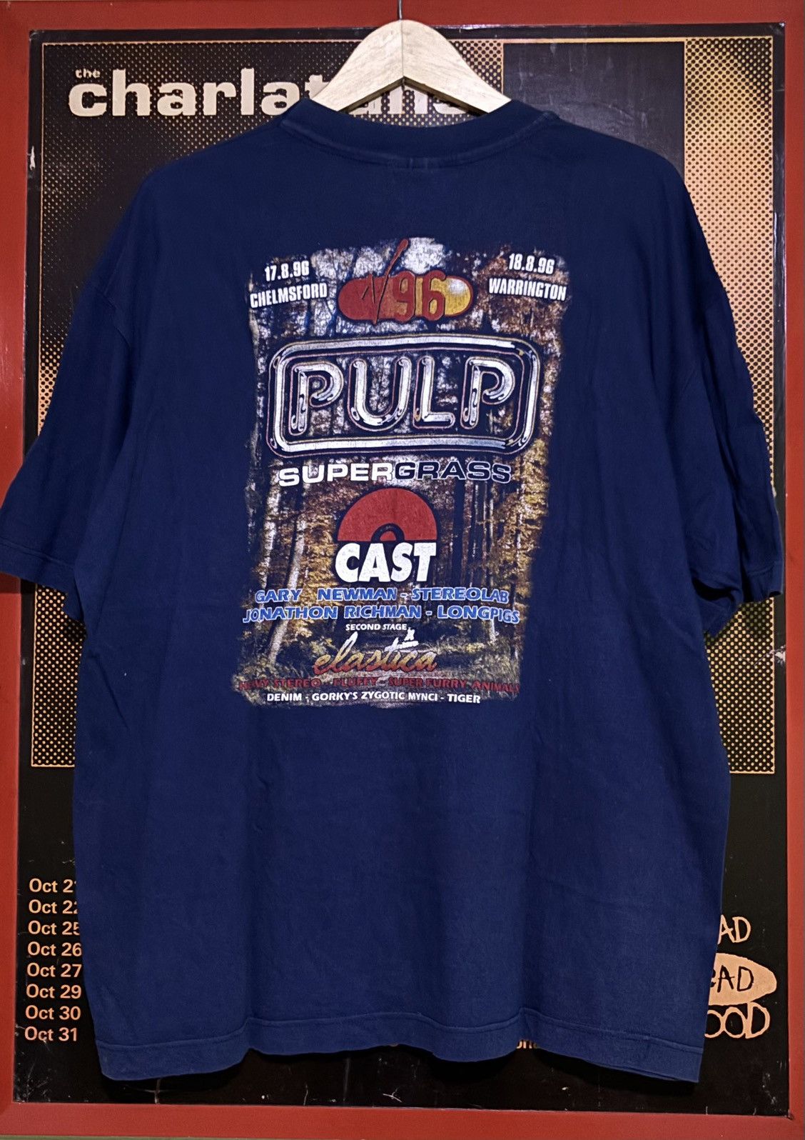 Band Tees Vintage Pulp Band Shirt Britpop oasis radiohead Size US XL / EU 56 / 4 - 2 Thumbnail