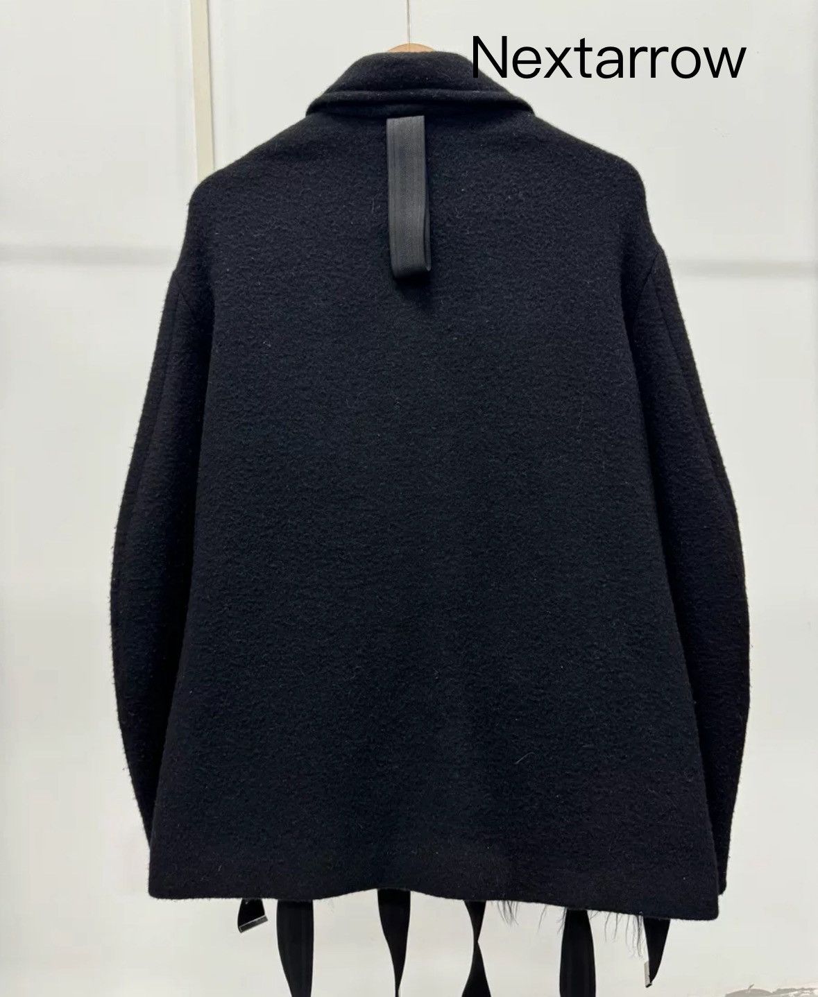 Walter Van Beirendonck Walter Van Beirendonck 19FW fashion fur strap wool jacket Size US M / EU 48-50 / 2 - 2 Thumbnail