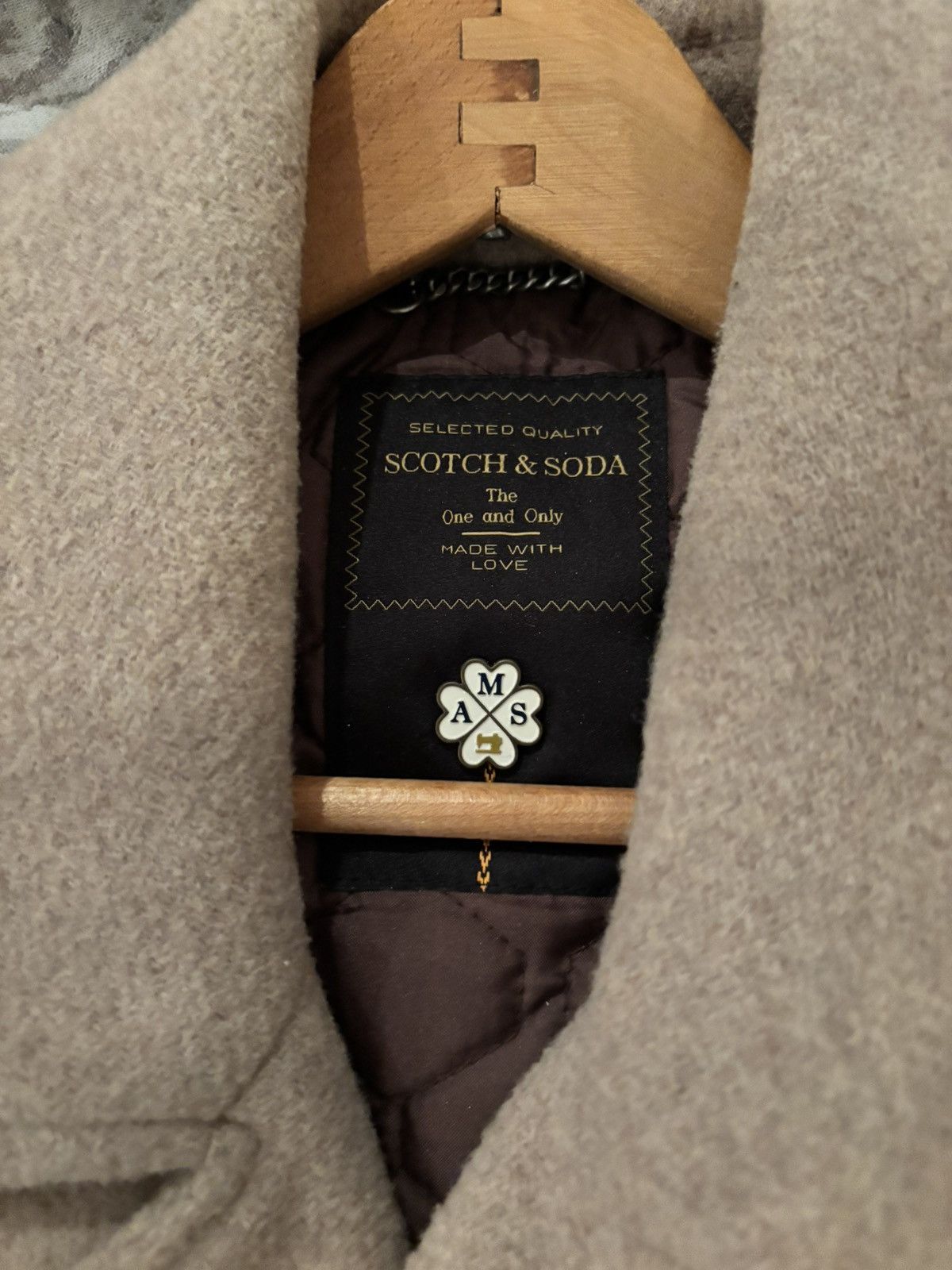 Scotch & Soda Scotch & Soda Beige Peacoat Size Medium Size US M / EU 48-50 / 2 - 2 Thumbnail