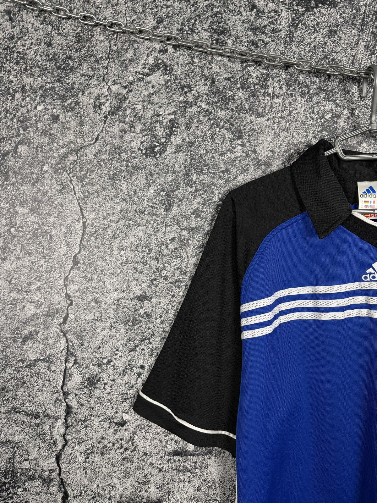 Adidas Vintage 90s Adidas T-Shirt Made in England Soccer Jersey XL Size US XL / EU 56 / 4 - 3 Thumbnail